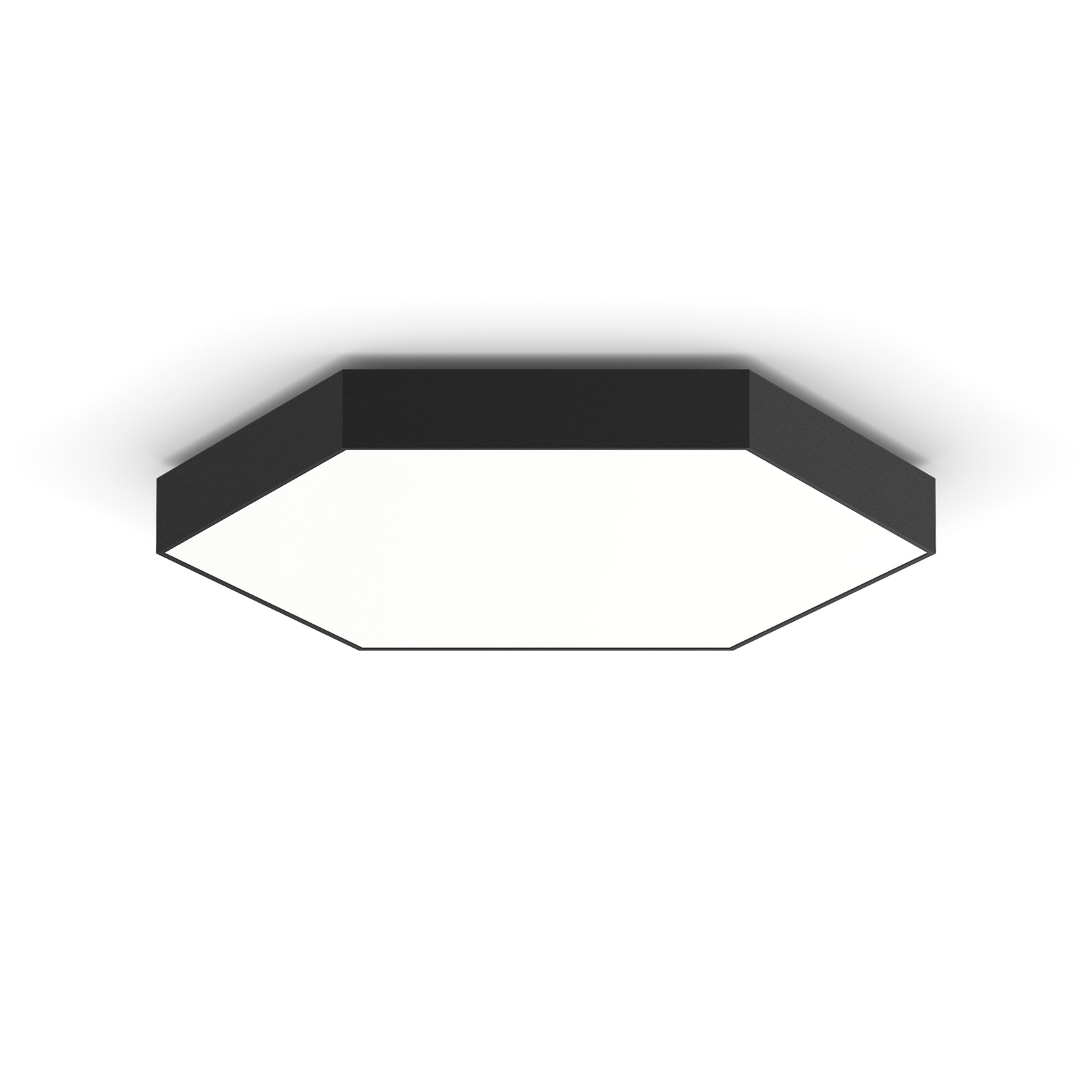 XAL HEX-O LED-Deckenlampe, sechseckig, warmweiß