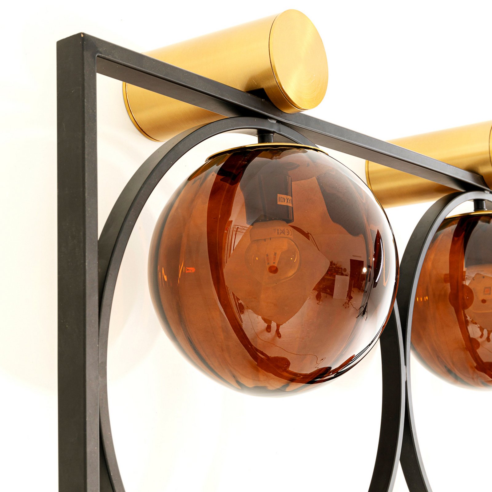 KARE Balance Circle wall light, plug, 122 cm, E27