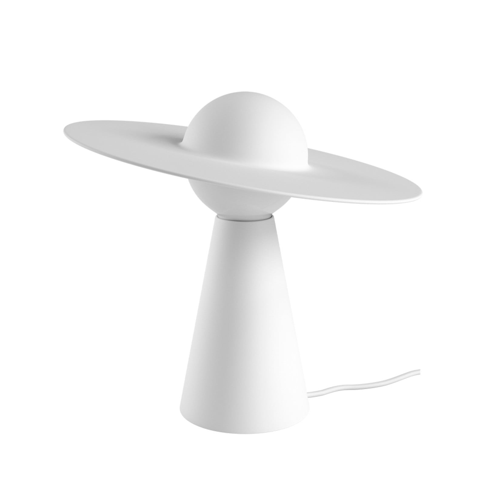 Ceramic Bordlampe Hvid Moebe - Stue