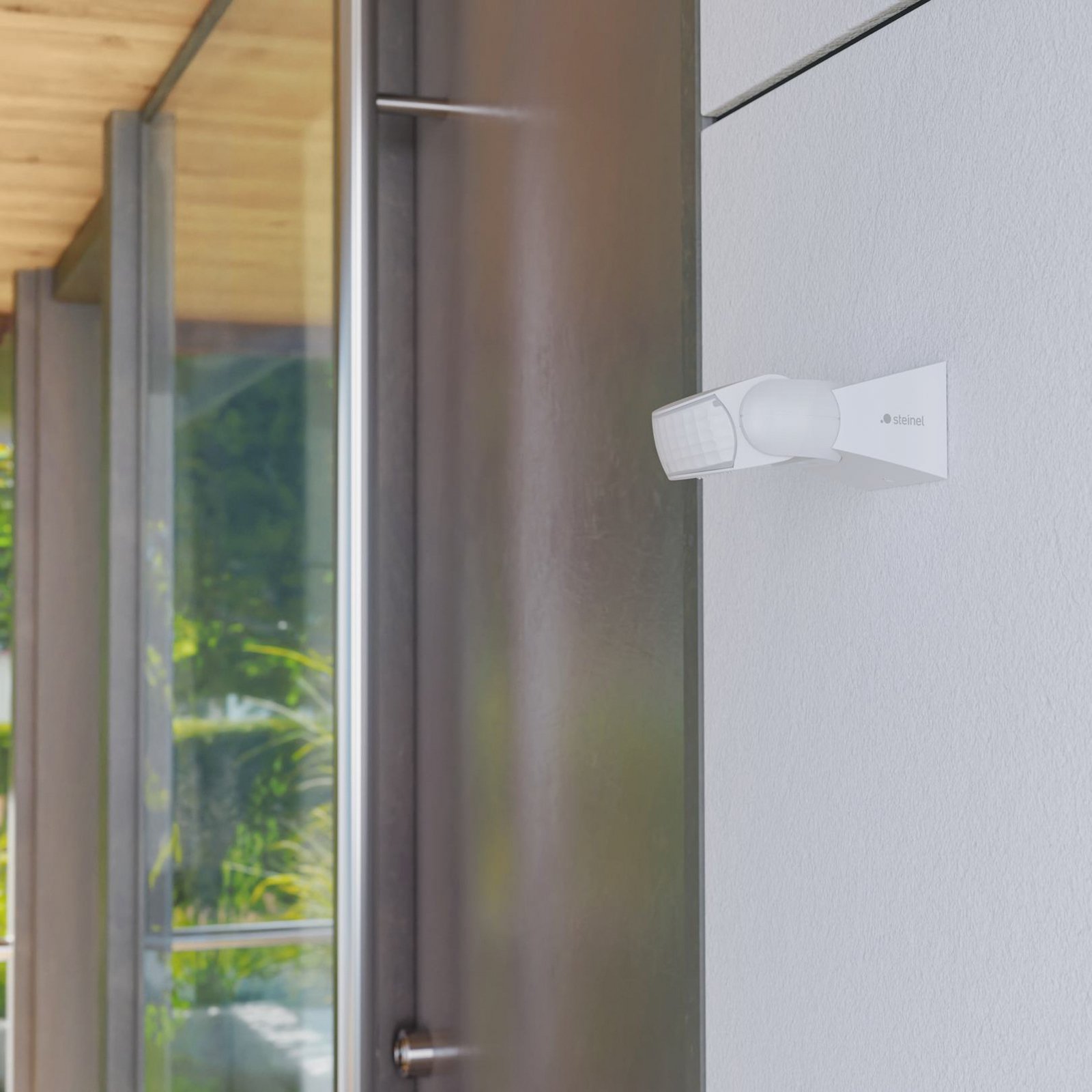 STEINEL IS 1 motion detector white