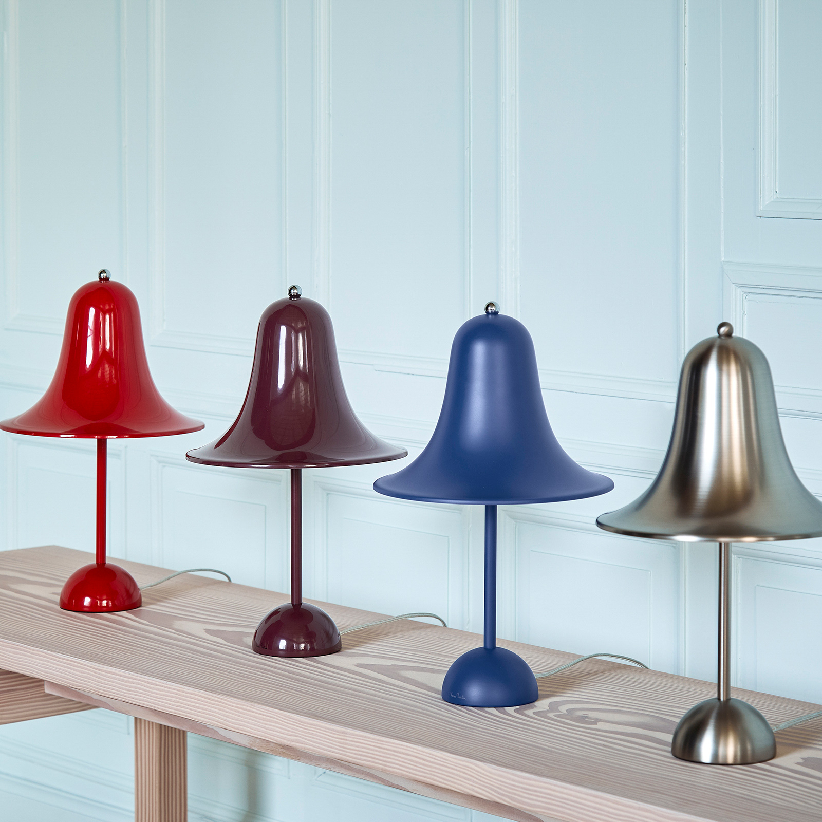 Pantop Stolní Lampa Ø23 Matt Classic Blue - Verpan