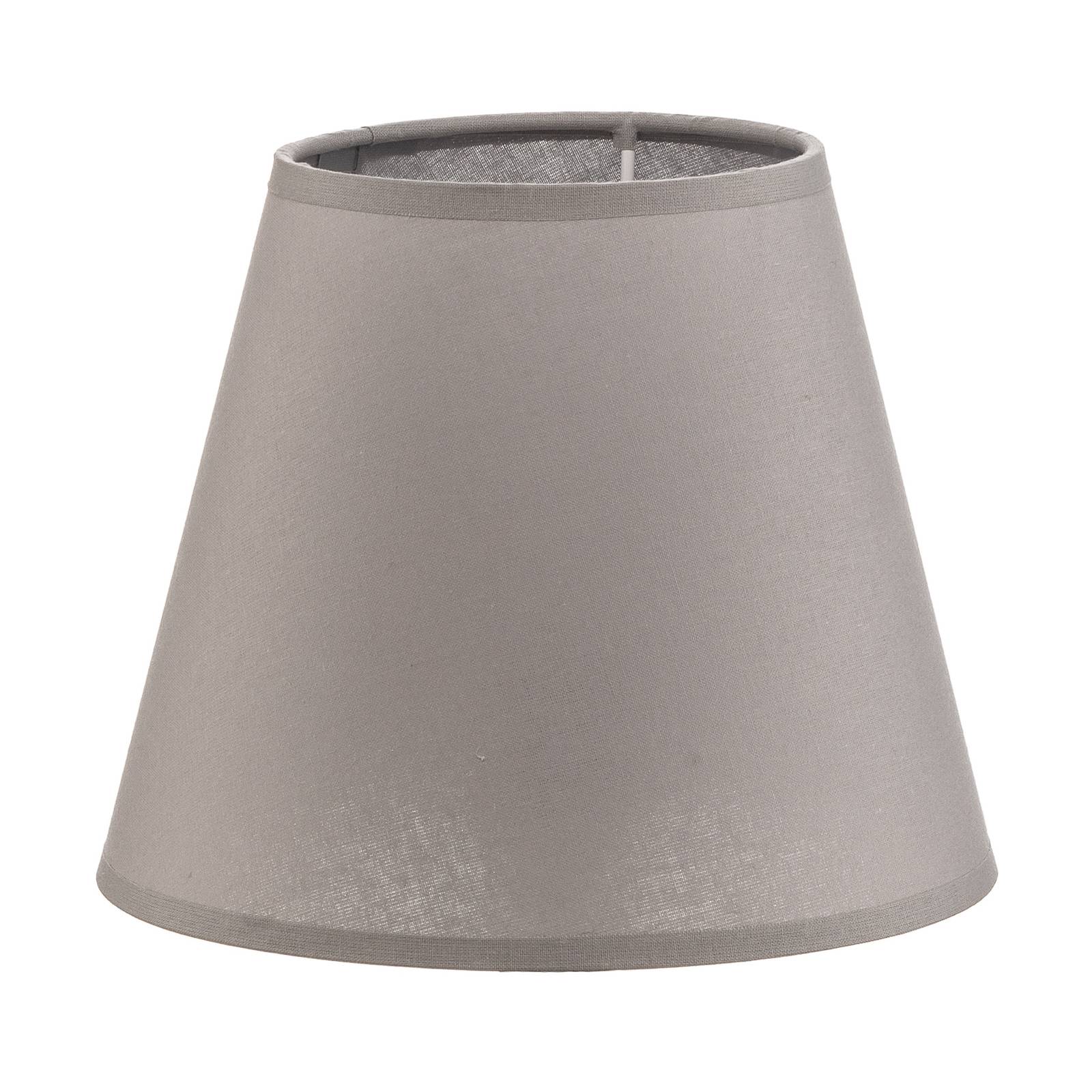 Abat-jour Sofia hauteur 15,5 cm gris/blanc