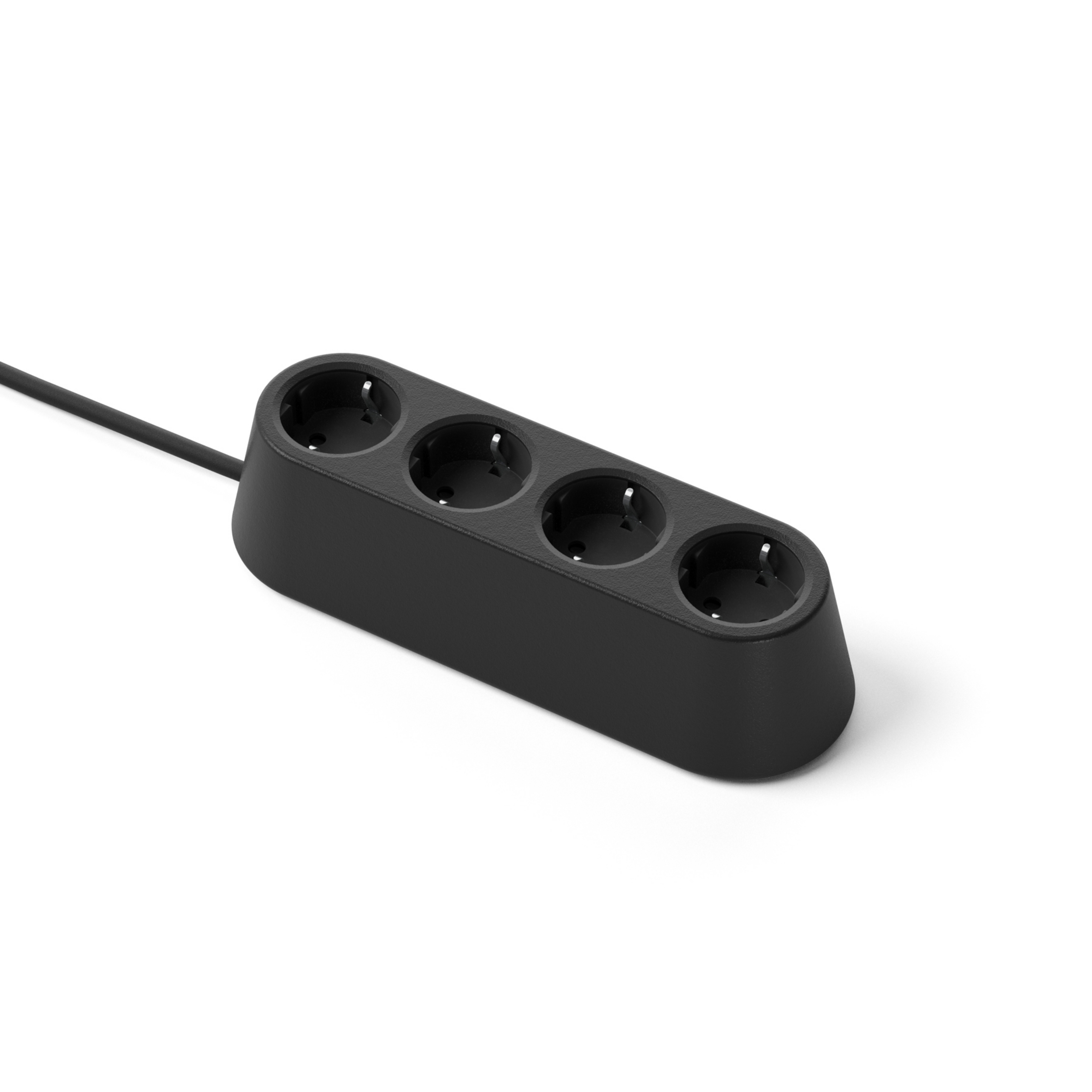 Presa NOMAD BLOCK, nera, 4 prese tipo F - Forming Function