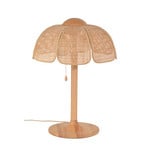 Lampada da tavolo Coquillage, vimini/legno - MARKET SET