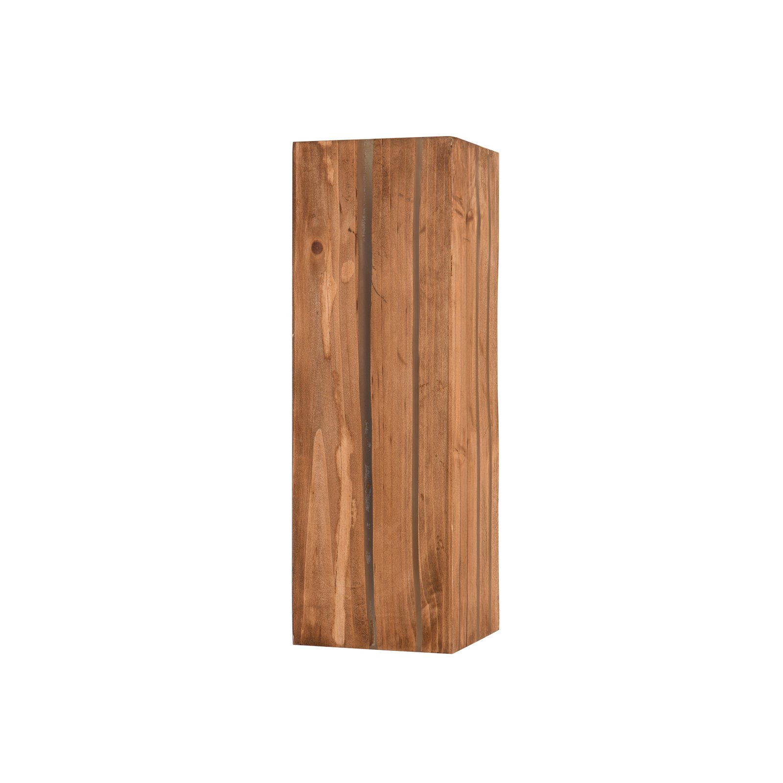 Karuni aplique de pared, natural, madera, metal, E14