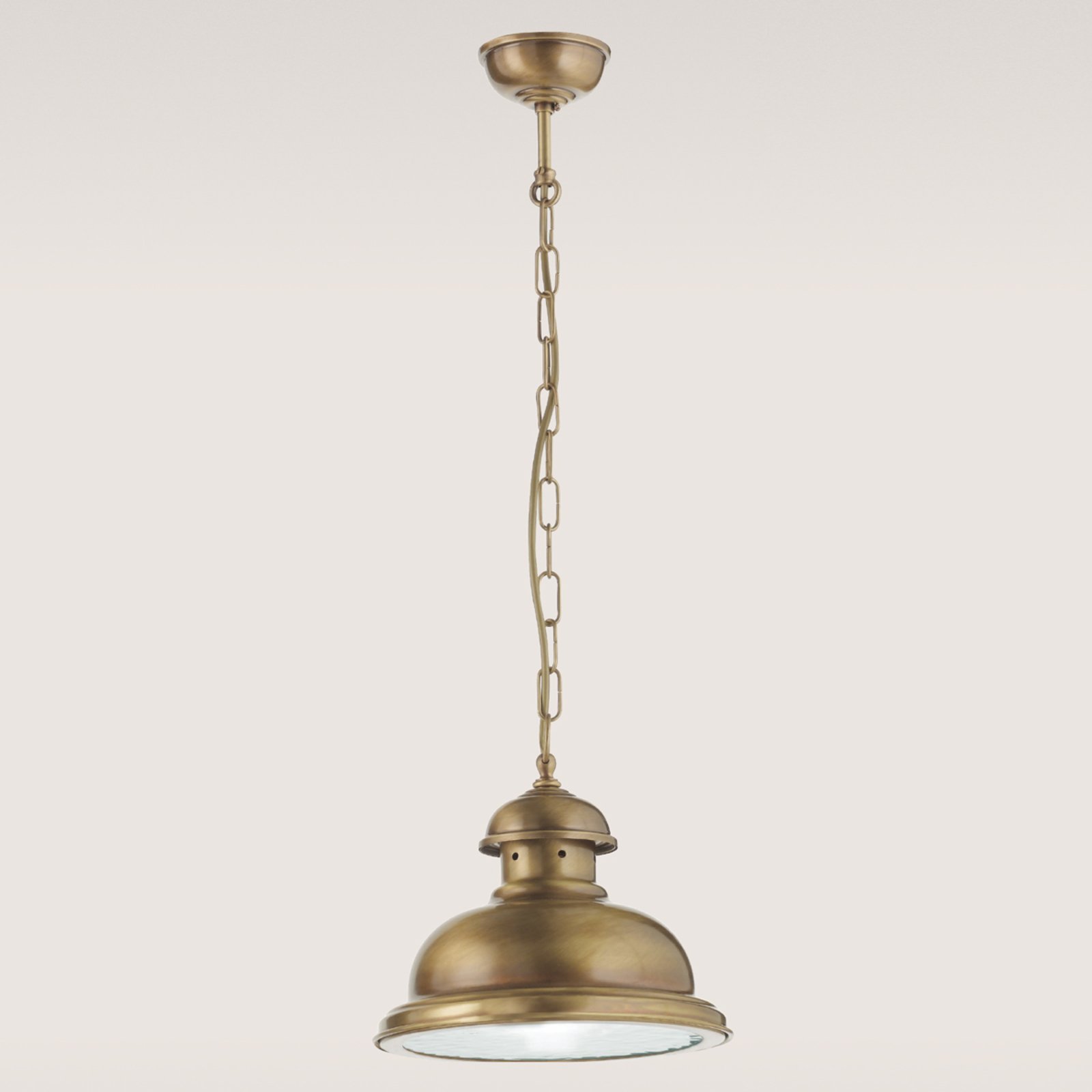 Scirocco lampă suspendată, 25 cm alama satinată