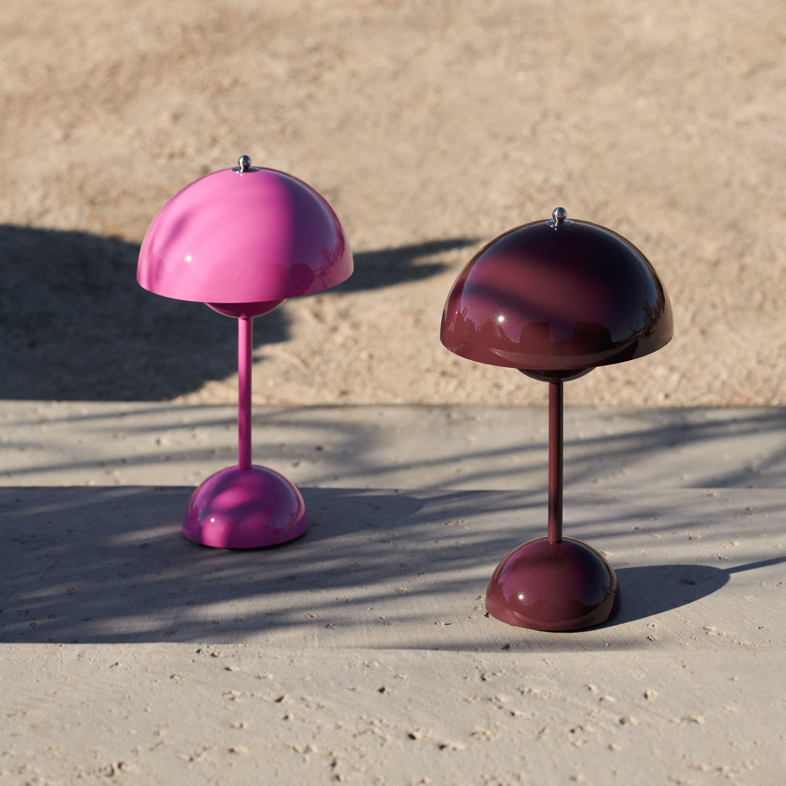 Flowerpot VP9 Portable Tafellamp Dark Plum - &Tradition Flowerpot VP9 Portable Tafellamp Dark Plum - &Tradition