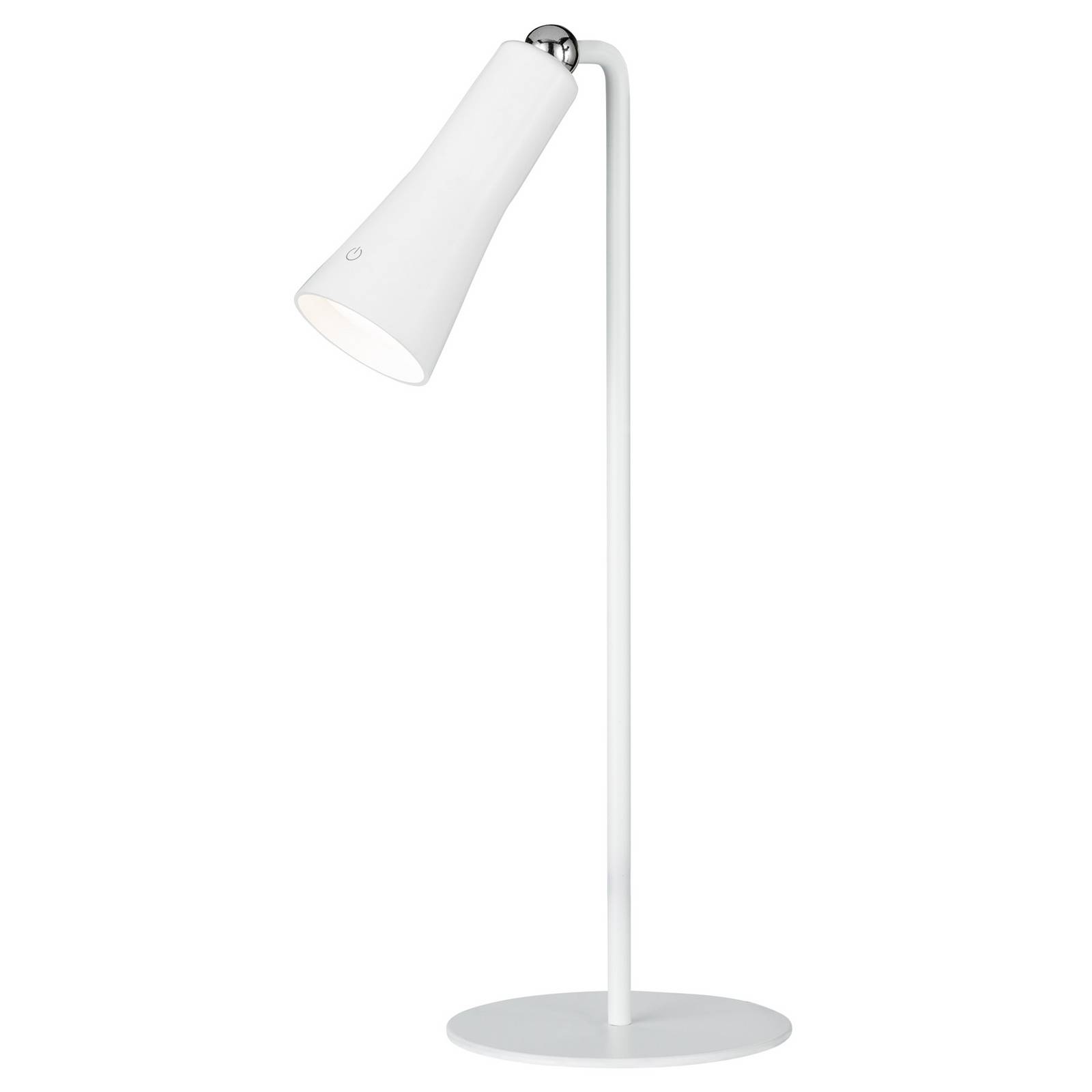 Wofi LED Table Lamp - Living / Dining Room - Clip / Plug-in Light - dimmable - Modern - White