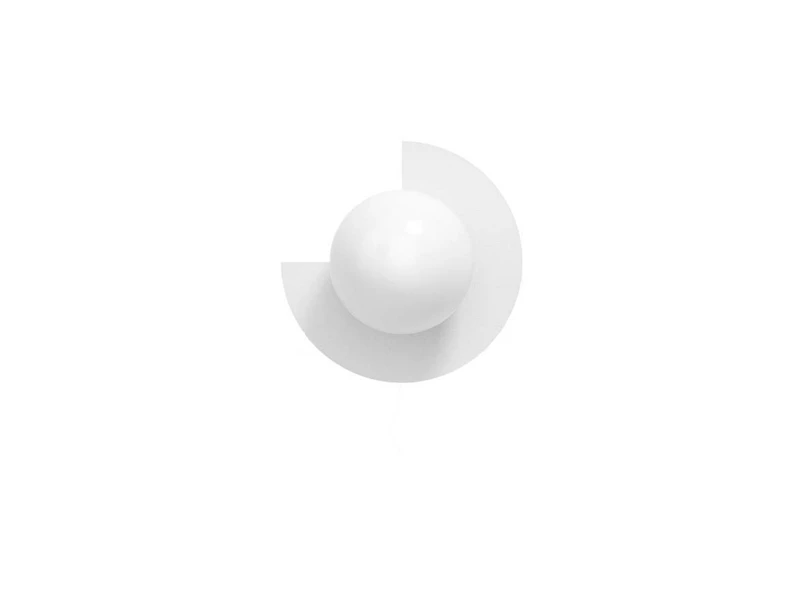 Swedish Ninja - Candy Little Circle 270 S Wall Lamp Cottoncandy White