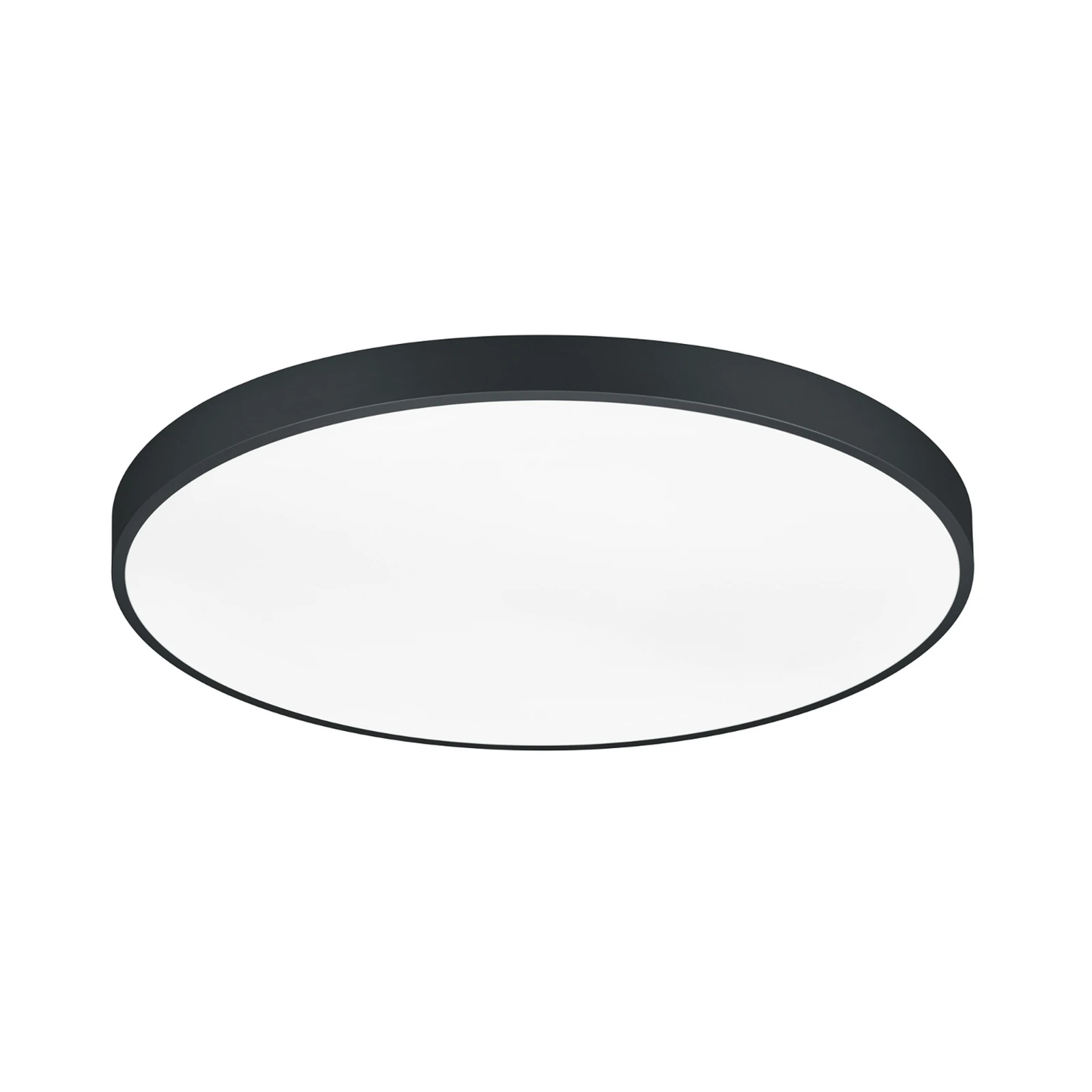 LED-Deckenlampe Waco, CCT, Ø 75 cm, schwarz matt