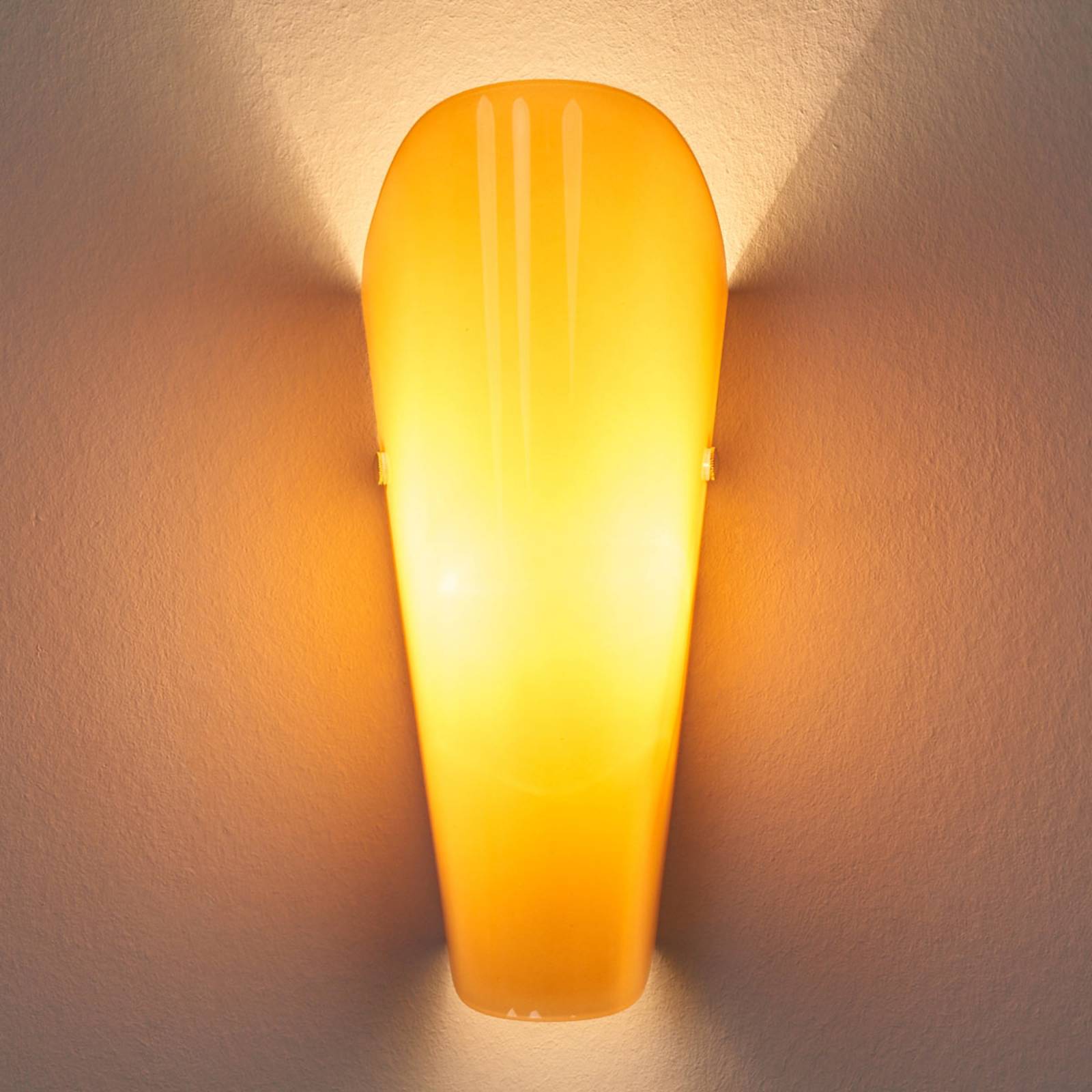 Bloom - wandlamp in 8 kleuren, amber