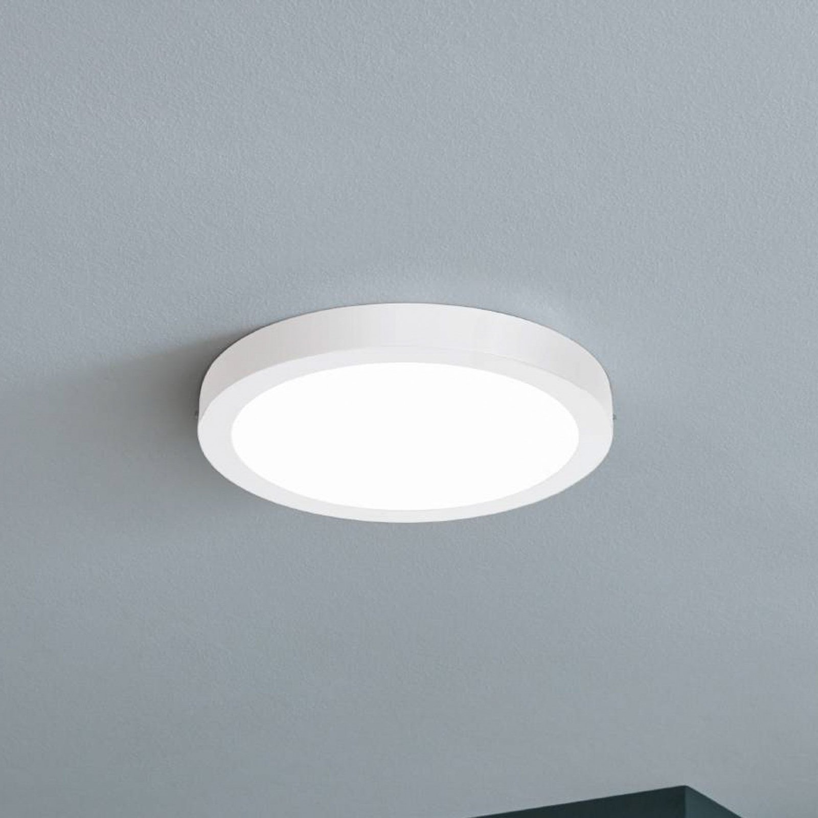 EGLO connect Fueva-Z-loftlampe, Ø 28,5cm, hvid