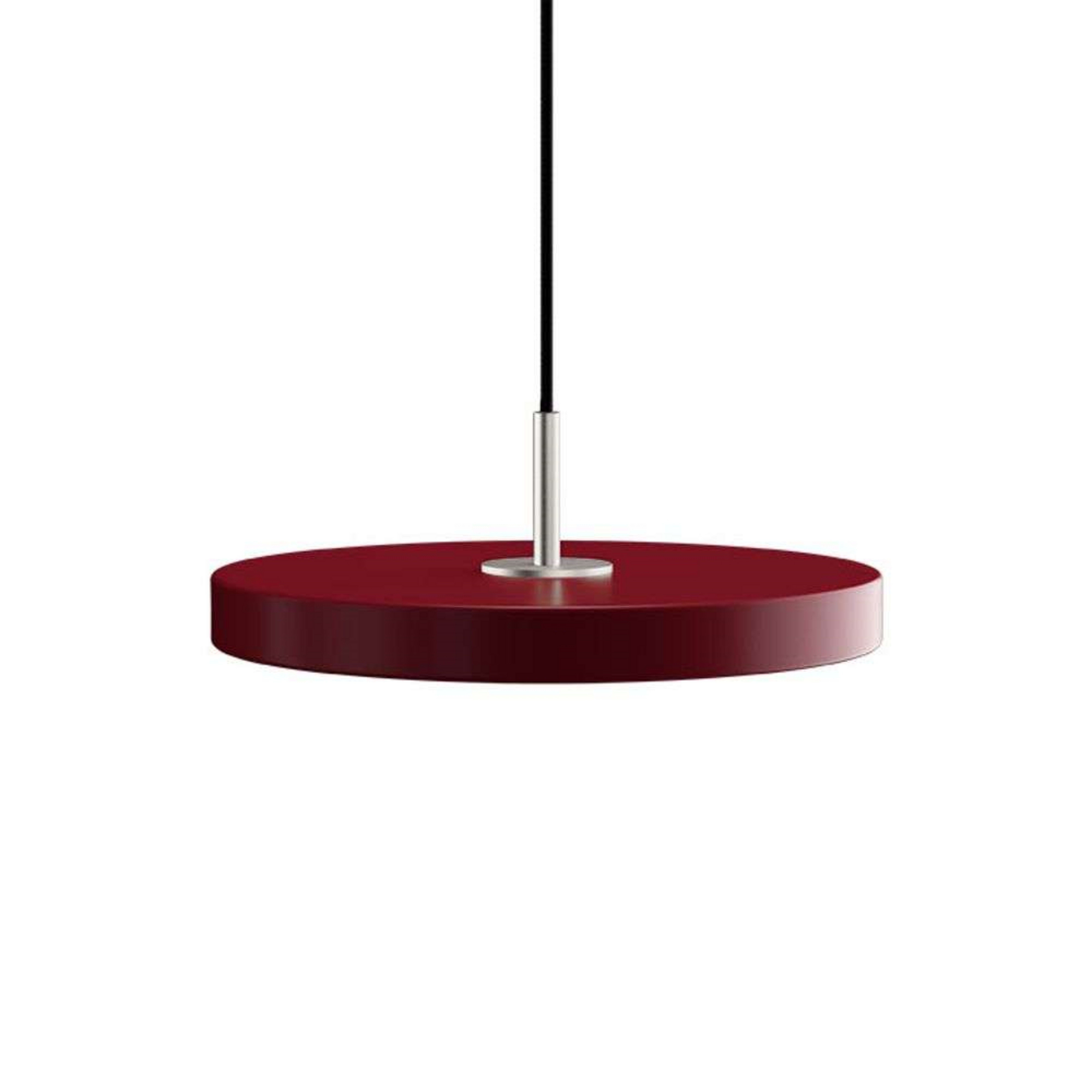 Asteria Pendel Mini Ruby Red/Steel Top - UMAGE