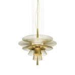 Forestier Gravity 1 pendant light Ø86cm cream