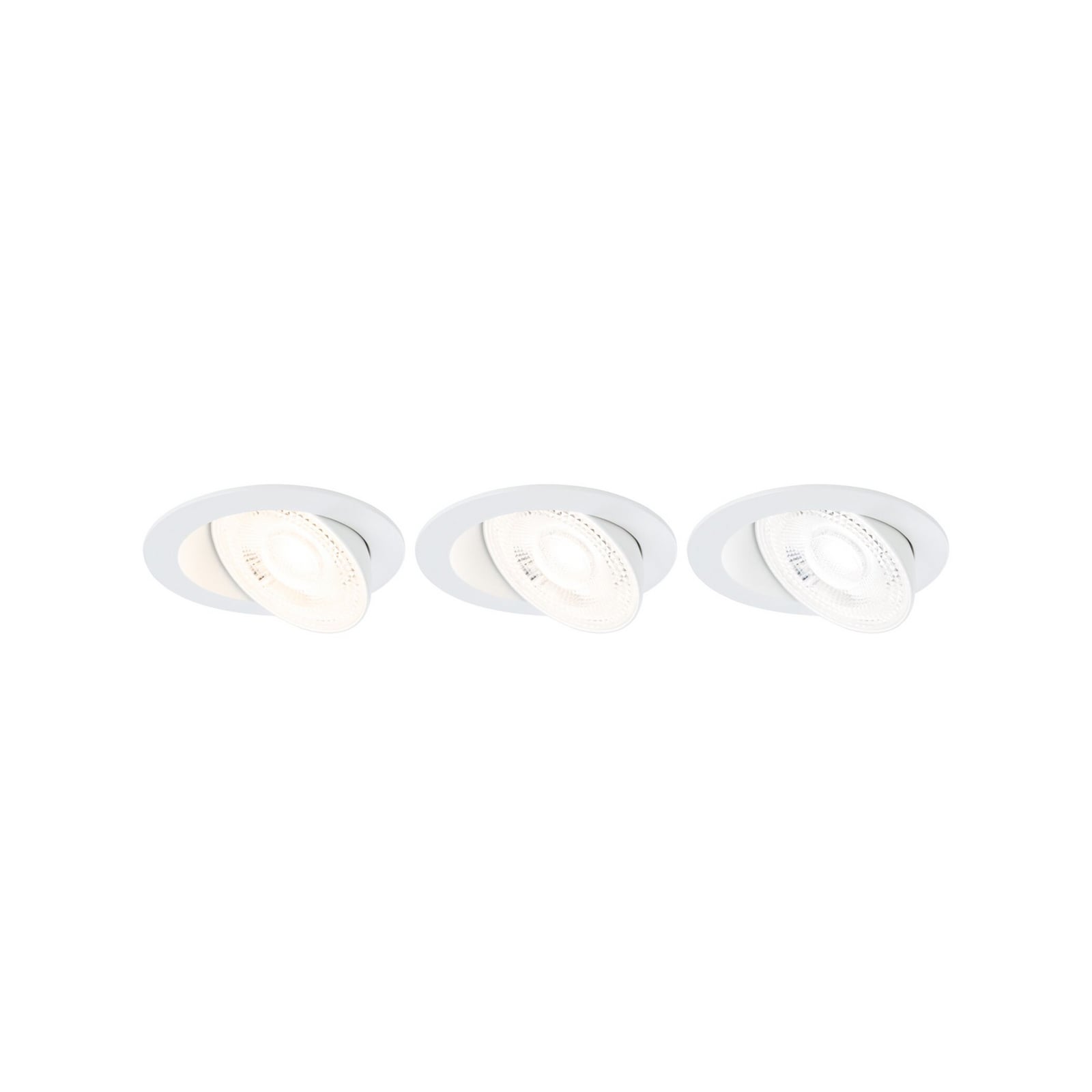 Paulmann Aumus White Select CCT LED ugradbena svjetiljka, bijela, set od 3