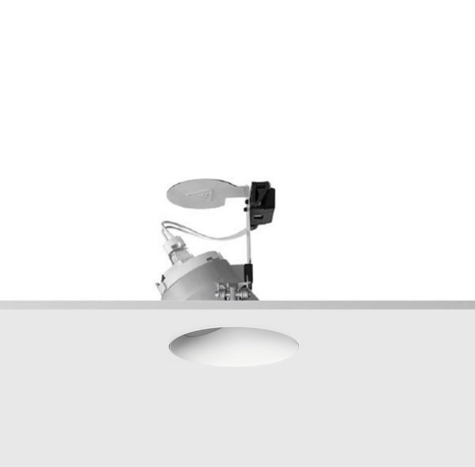 Flos Easy Kap 105 infälld spot Asymmetrisk, vit från Flos