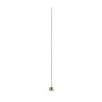 Magnetic LED pendant light, driver, 1-bulb, gold