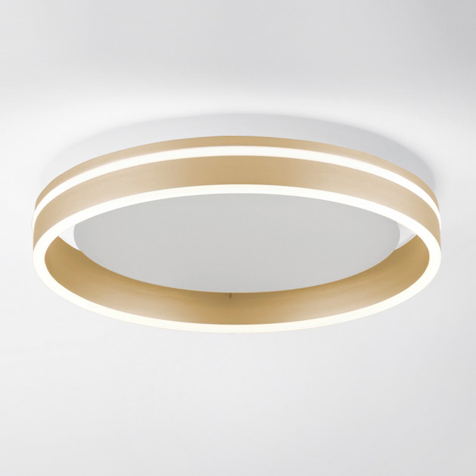 Paul Neuhaus Q-VITO LED ceiling lamp, matt brass
