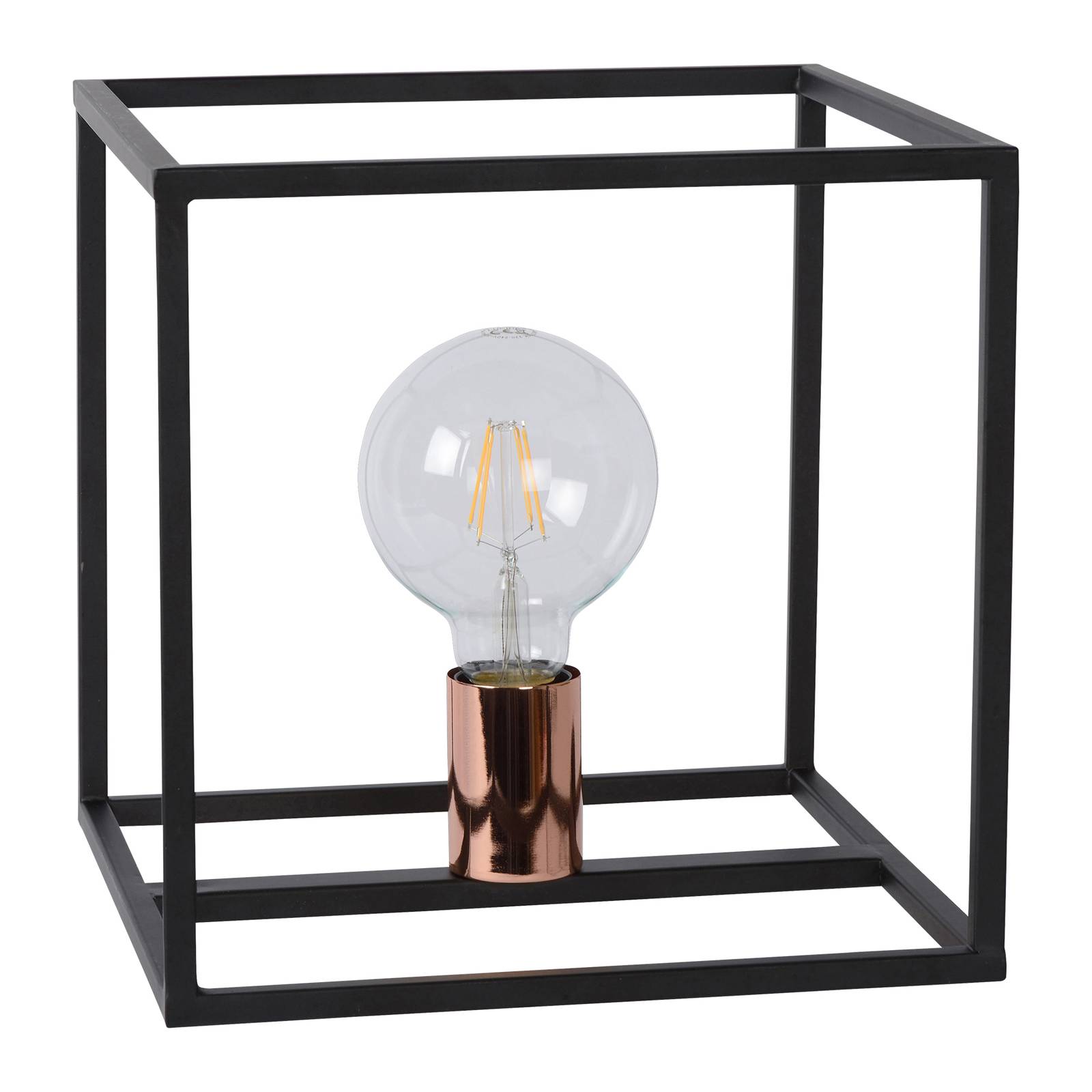 Lampe à poser Arthur avec cadre métal noire