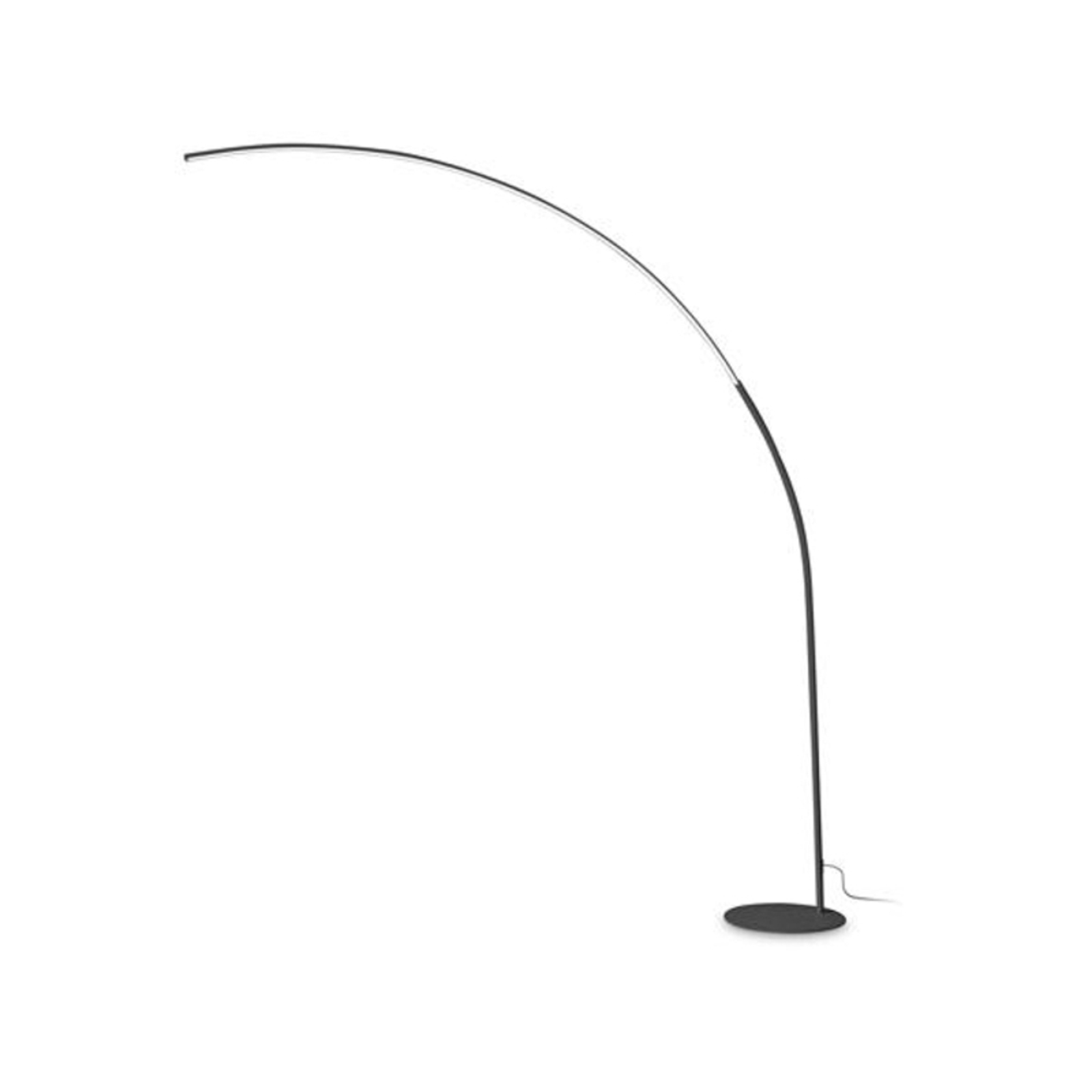 Ideal Lux LED stojacia lampa Comet čierna, kov, výška 210 cm