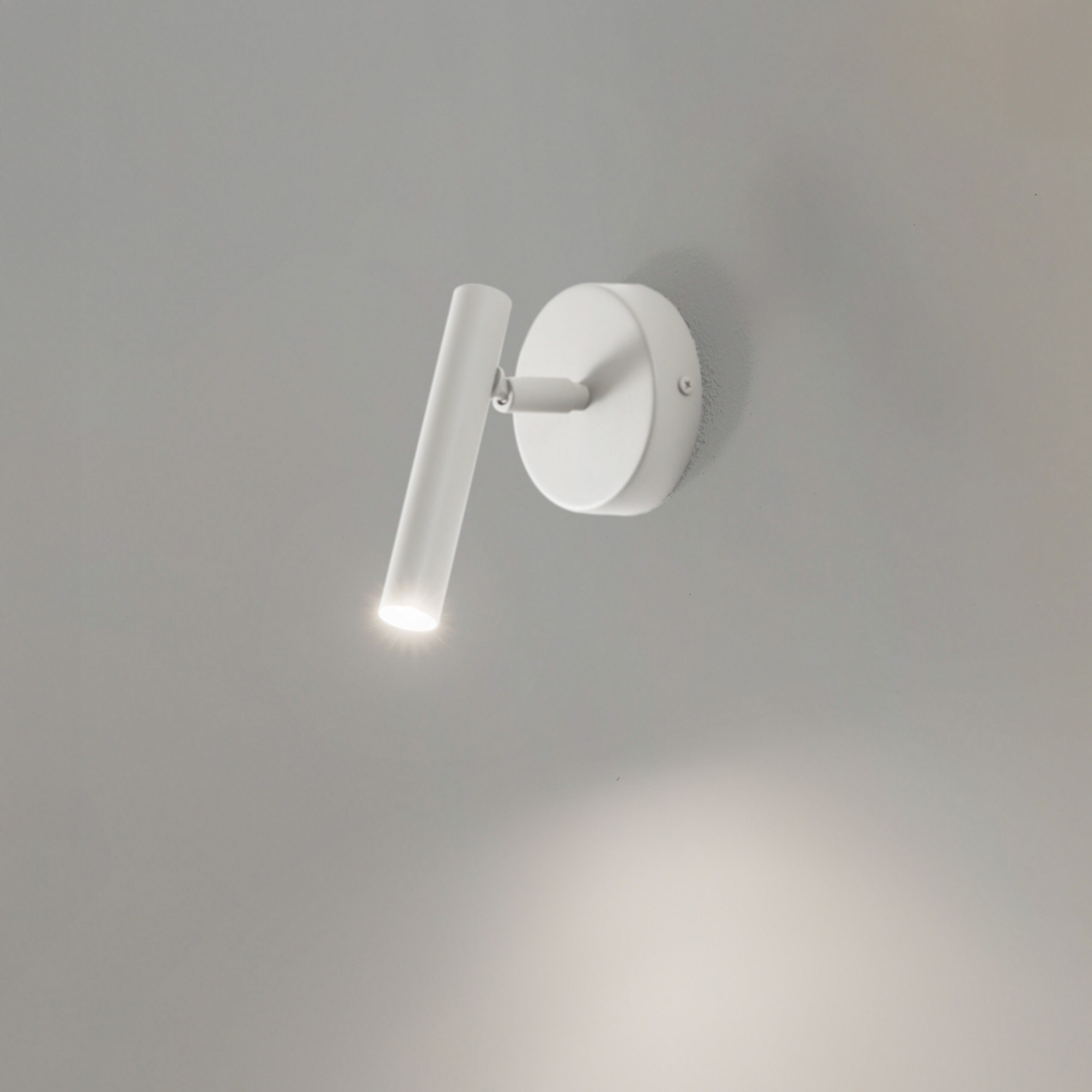 Applique murale Sopel, taupe, à 1 lampe, acier, G9, hauteur 15 cm 