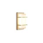 Ice Cubic 3415 outdoor wall light natural brass