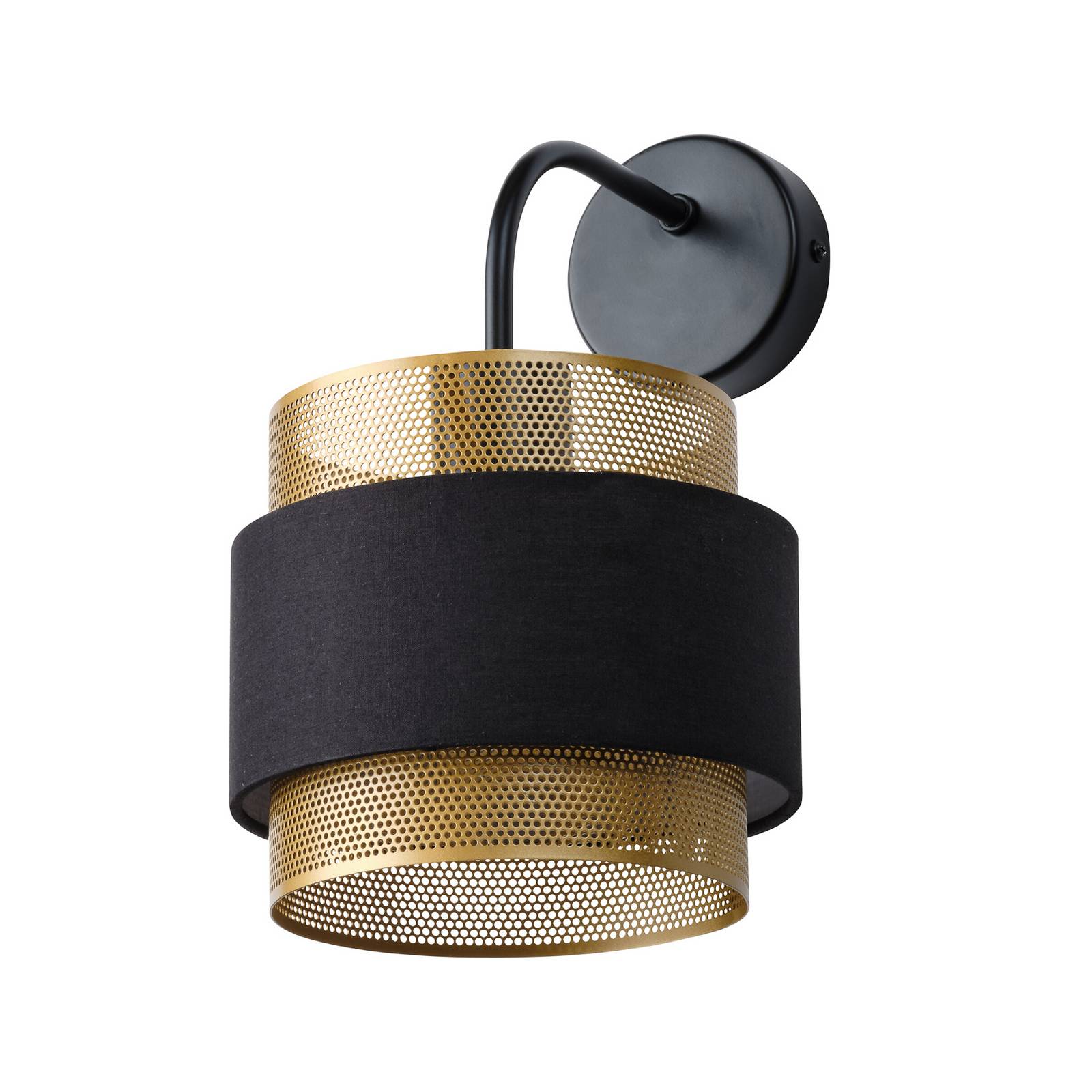 OSRAM Wandleuchte Decor Hornet, 1-flammig, schwarz/gold, E27