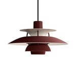 PH 5 Mini Lámpara Colgante Monochrome Burgundy - Louis Poulsen