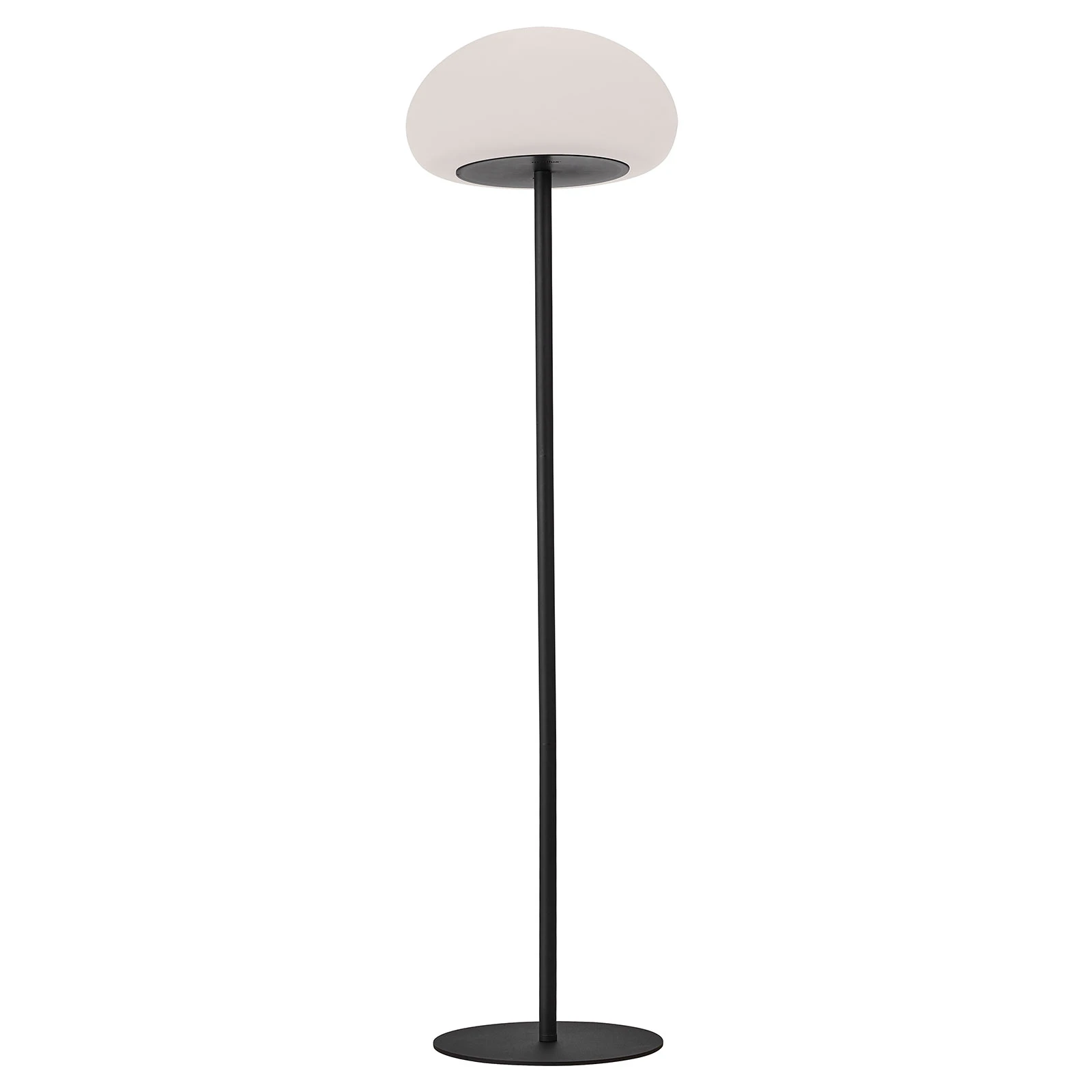 Szivacs LED újratölthető teraszvilágítás, fekete/fehér, fém, IP65