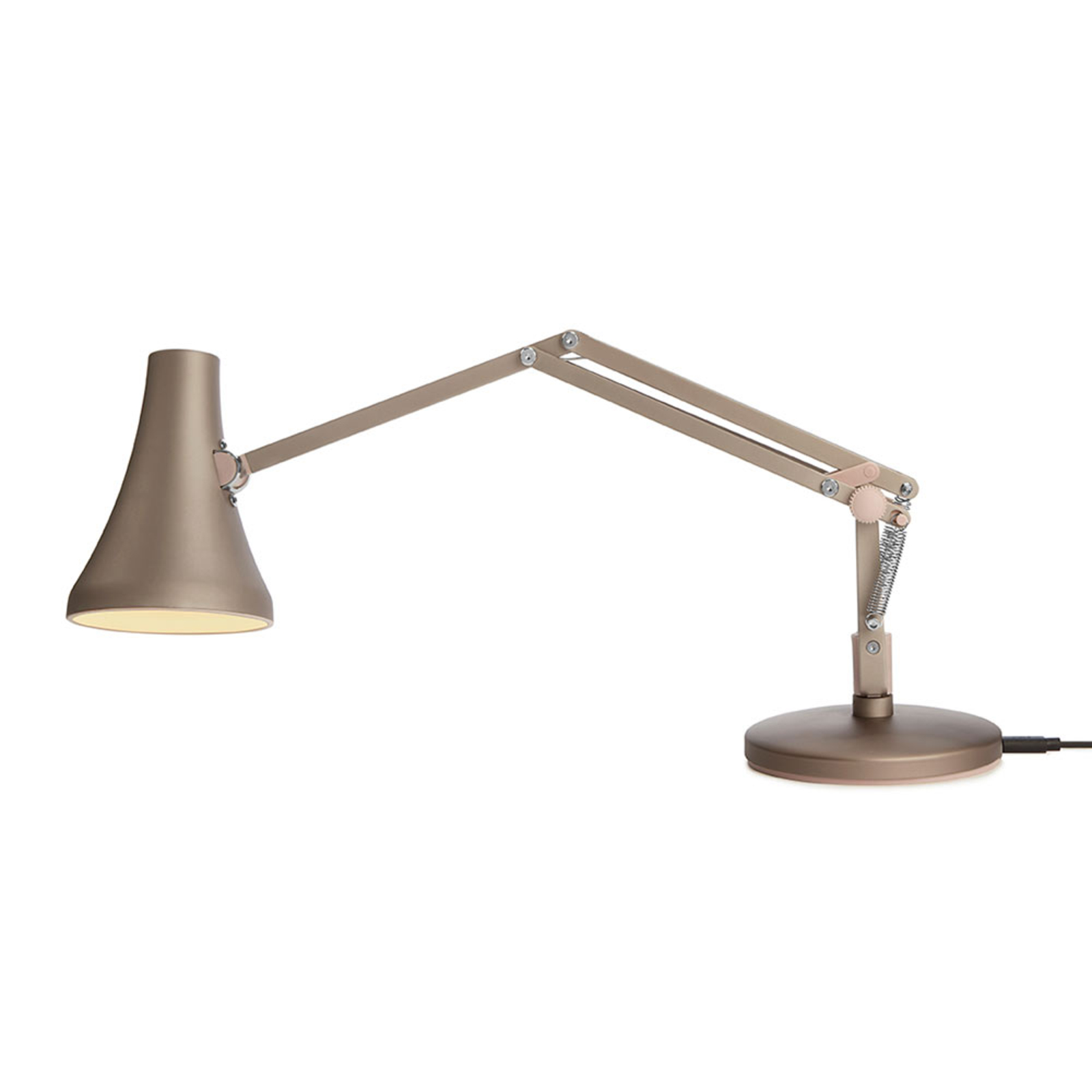 Anglepoise 90 Mini Mini lampa stołowa LED srebrna