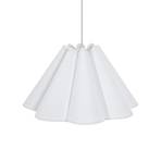 PR Home Lampă suspendată Classic, bumbac, alb, Ø 21 cm