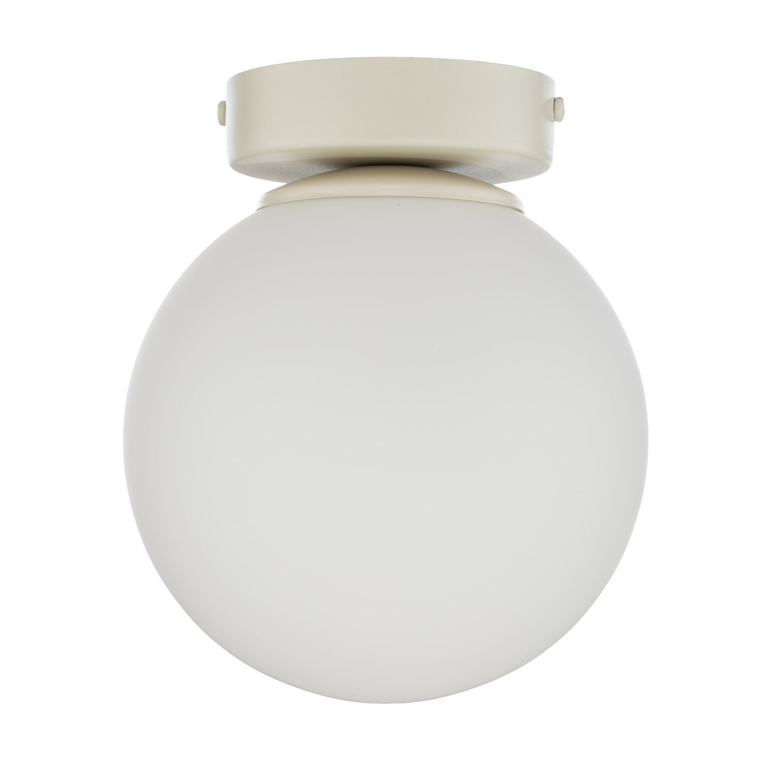 Deckenleuchte Moonlight, sandfarben, Glas/Metall, 1-flammig