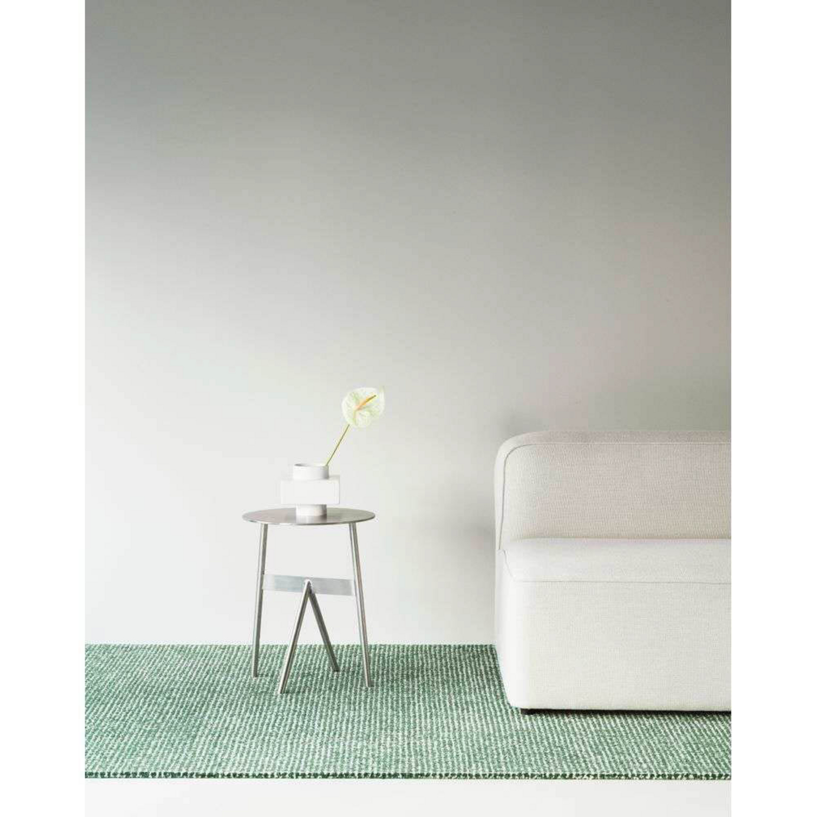 Flick cobija 170x240 Off-White/Oscuro Green - Normann Copenhagen