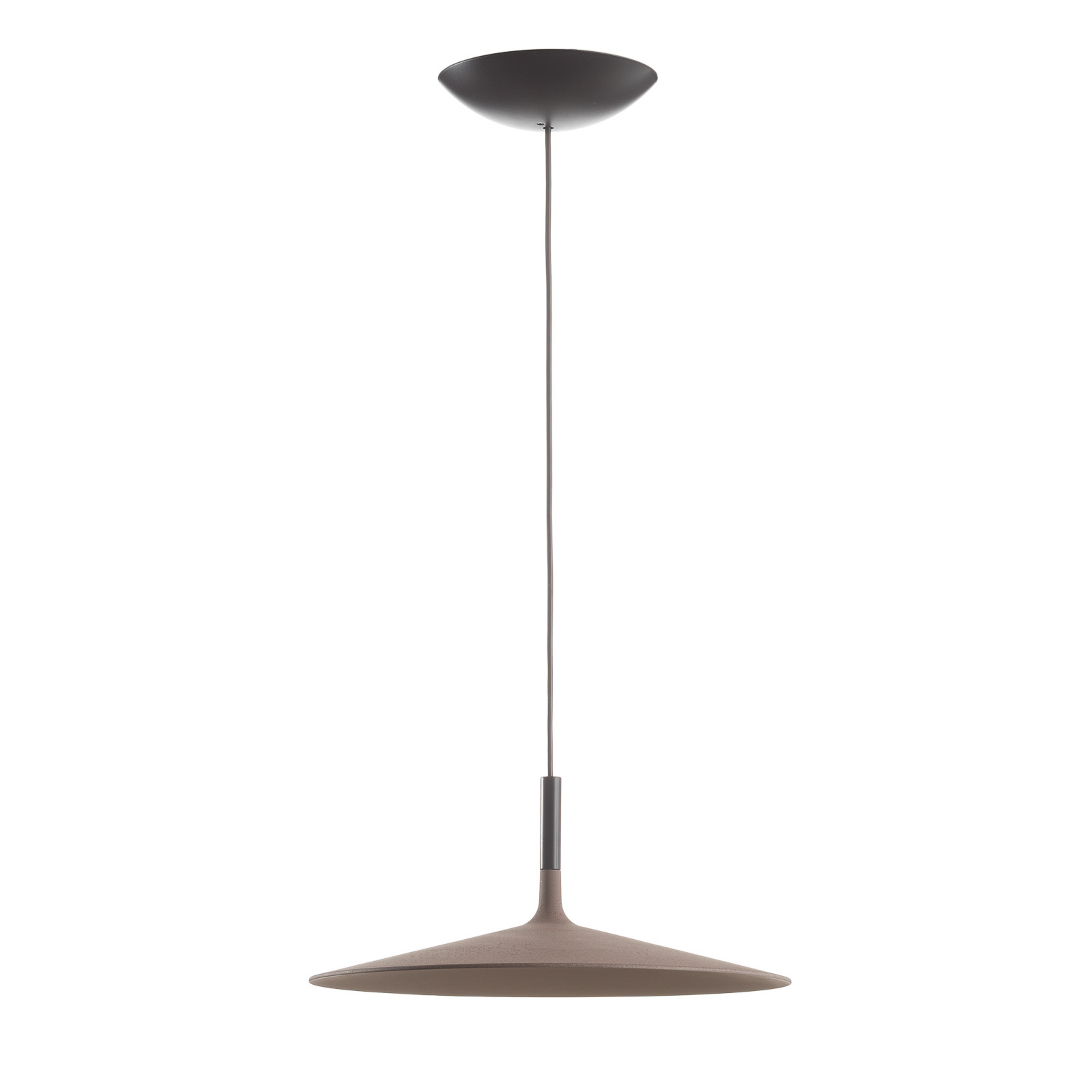 Aplomb Large żyrandol LED, brązowy - Foscarini