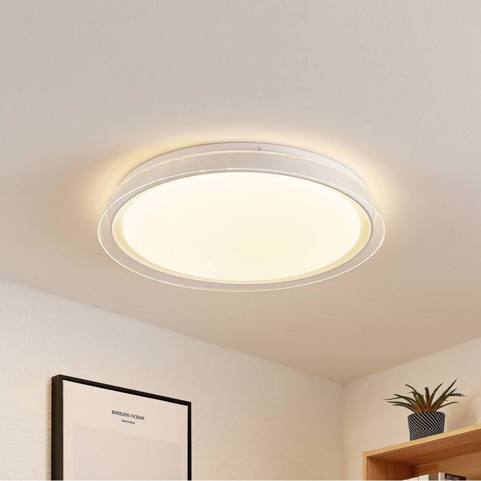 Sleya LED Plafonieră White - Lindby