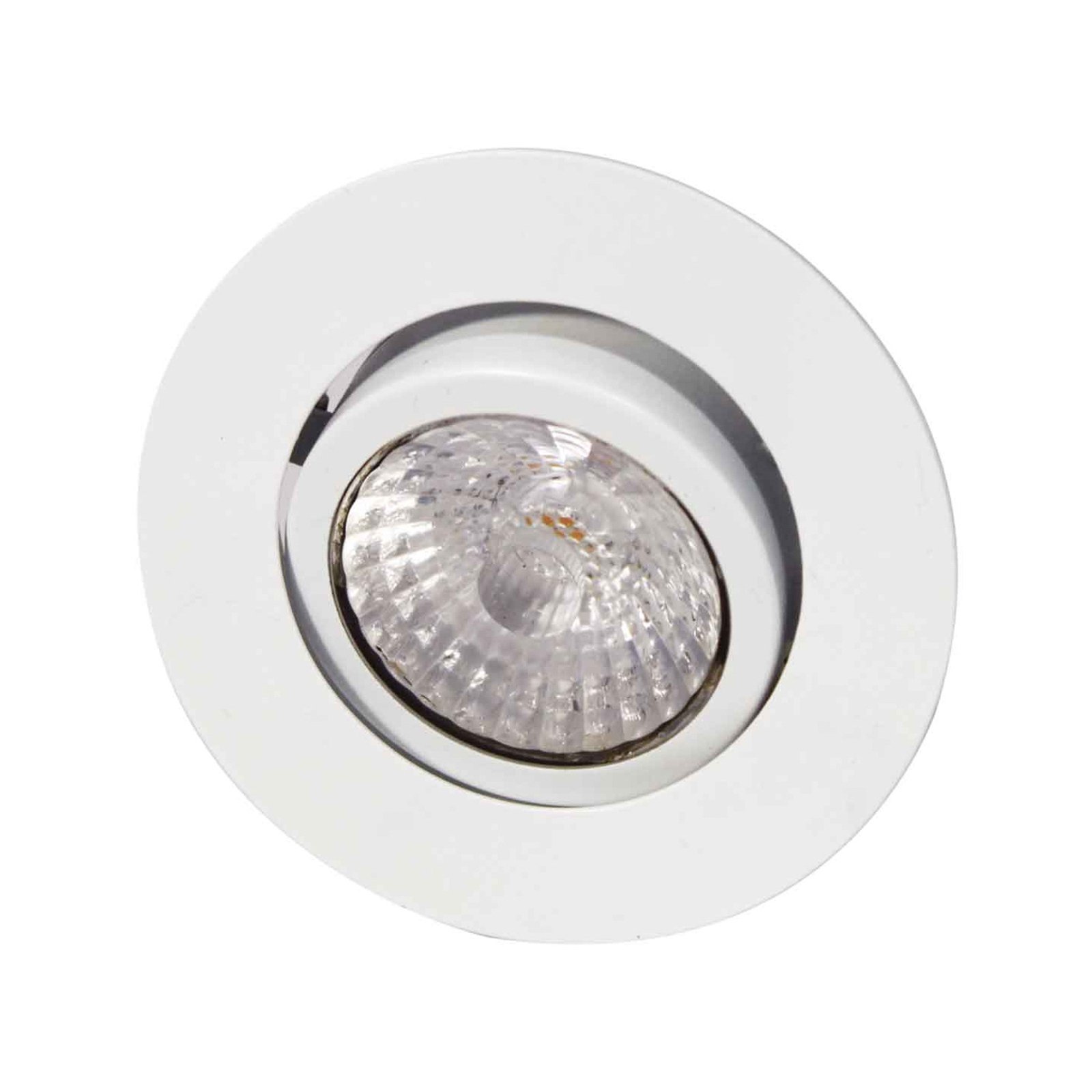 LED-inbyggnadsspotlight Rico, dim to warm, vit