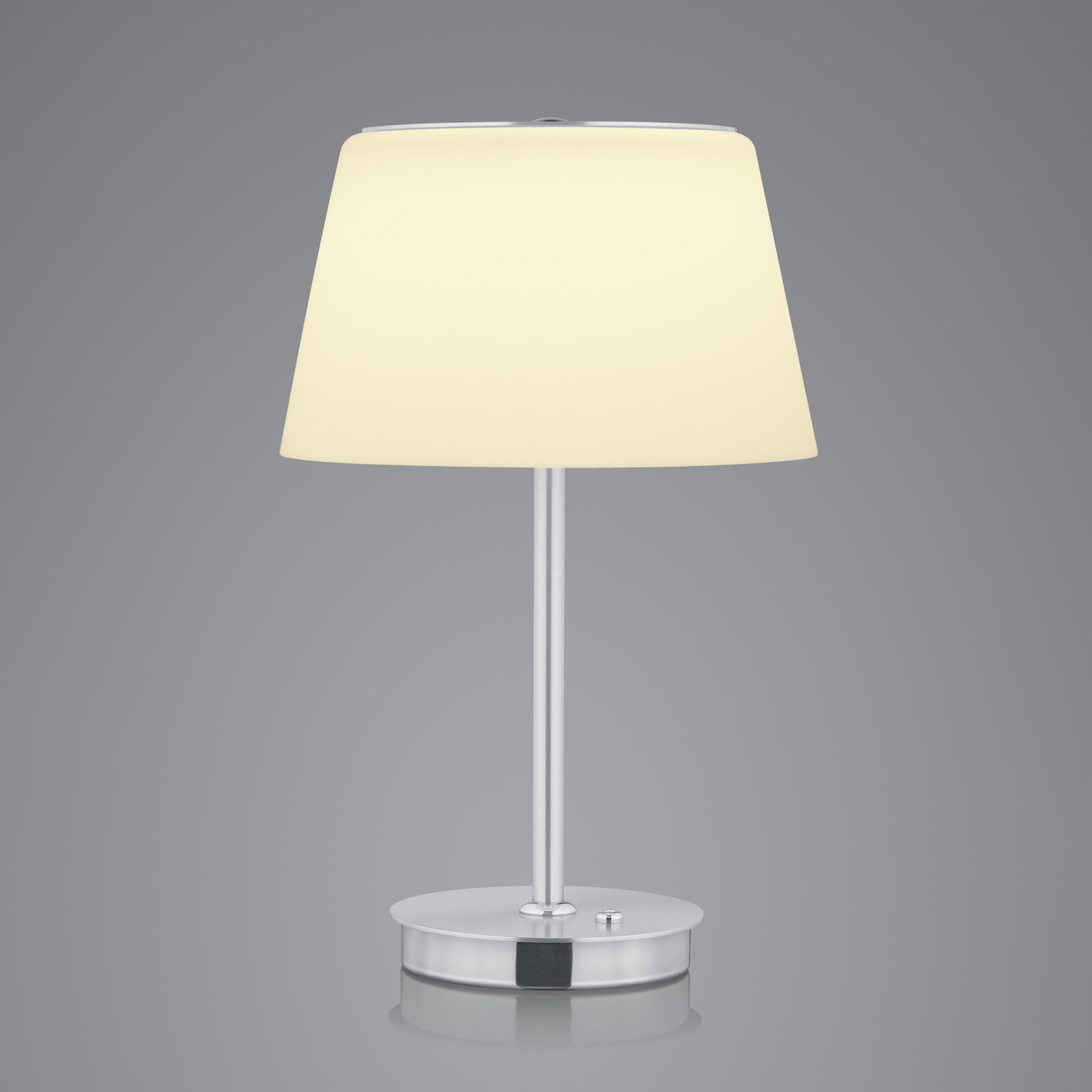 BANKAMP Conus LED table lamp, nickel