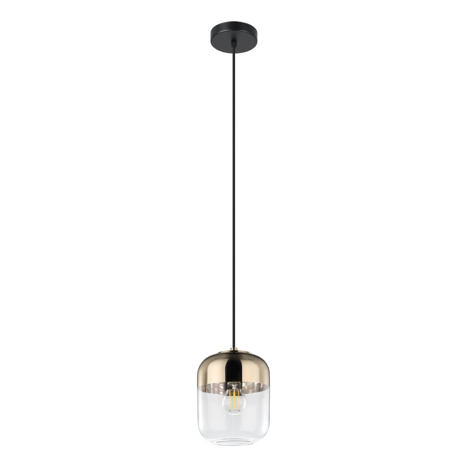 EGLO Maryvilla Hängeleuchte, gold/klar, einflammig