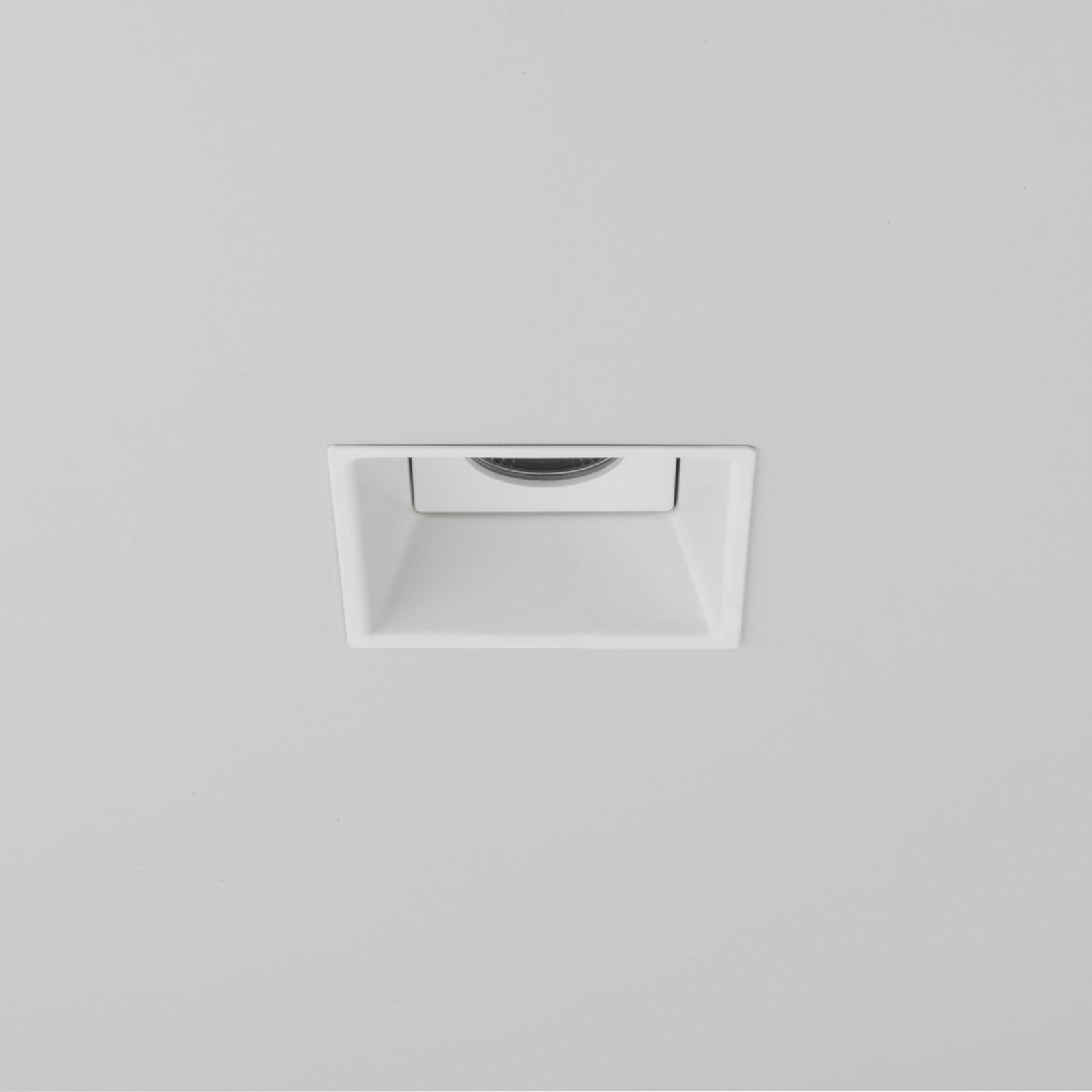 Astro Minima Square LED-innfellingsspot, Ip65 hvit - Hvit / opal