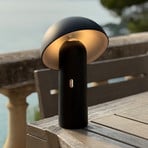 LED-Akku-Tischlampe Todd schwarz Höhe 28cm Metall/Kunststoff