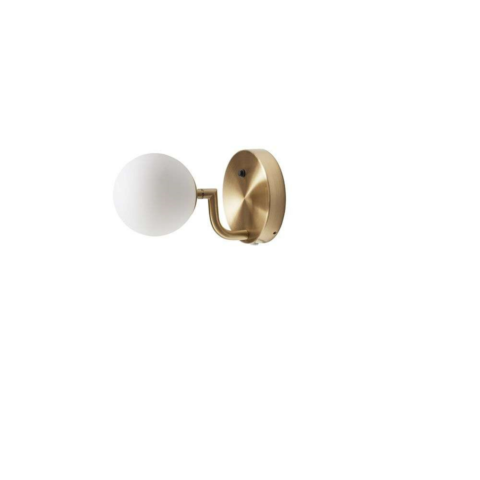 Mobil 12 Aplique de Pared Hardwired Brass/Opal - Pholc