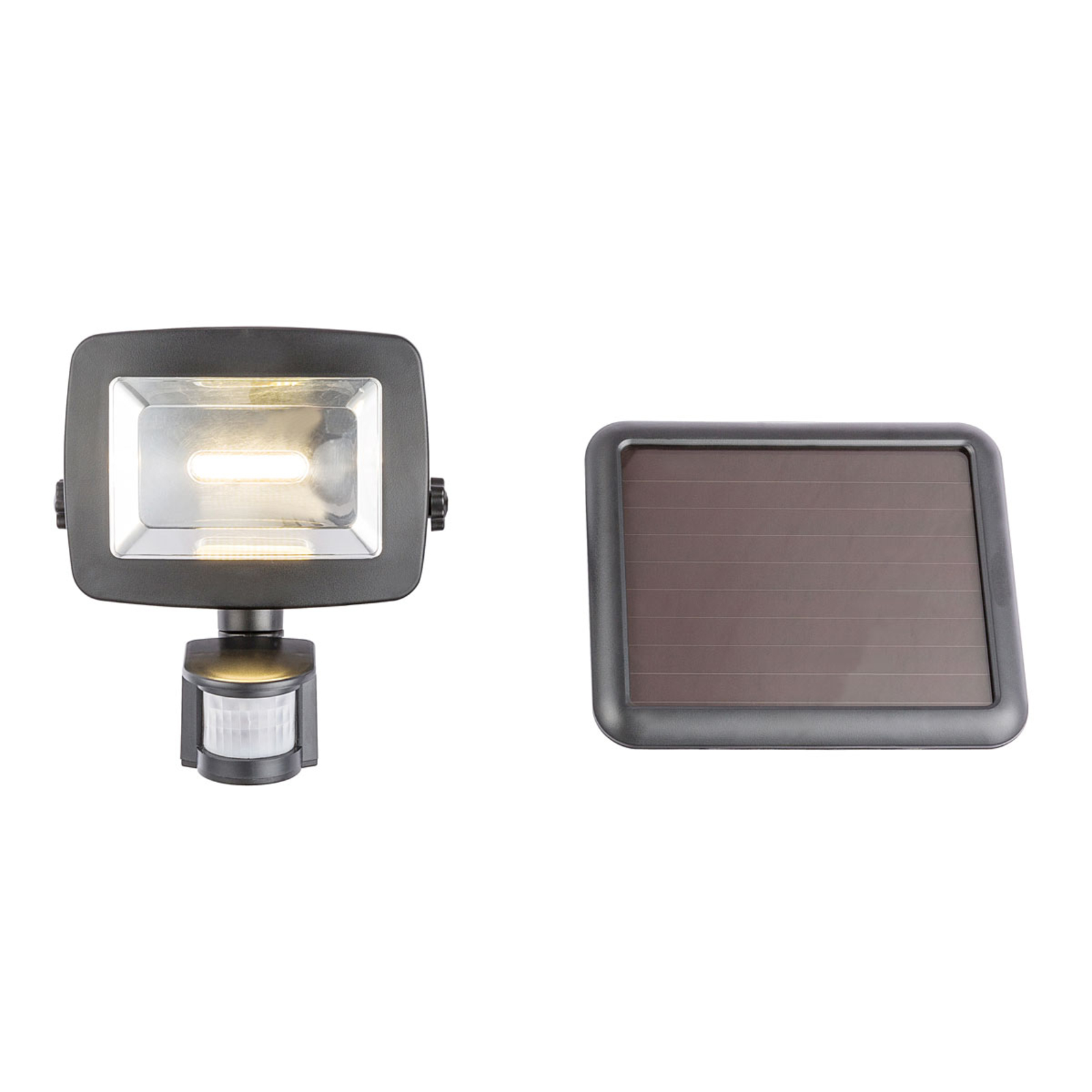 Globo 37201S LED solar outdoor wall light sensor, black, plastic, 3 W, energy efficiency: A+, W: 16.5 cm, H: 18 cm