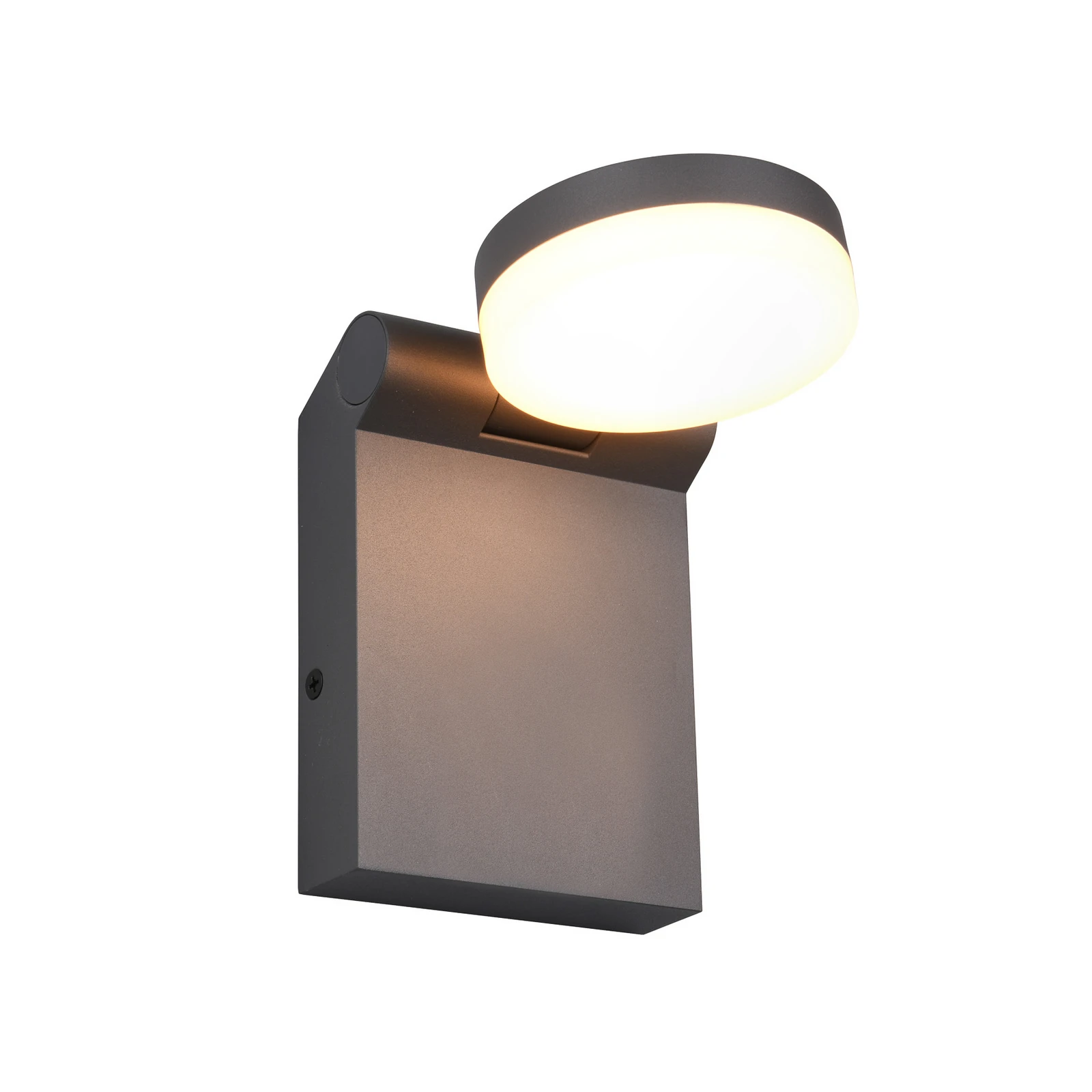 Adour LED vanjska zidna svjetiljka, antracit, nagibna, CCT, IP44