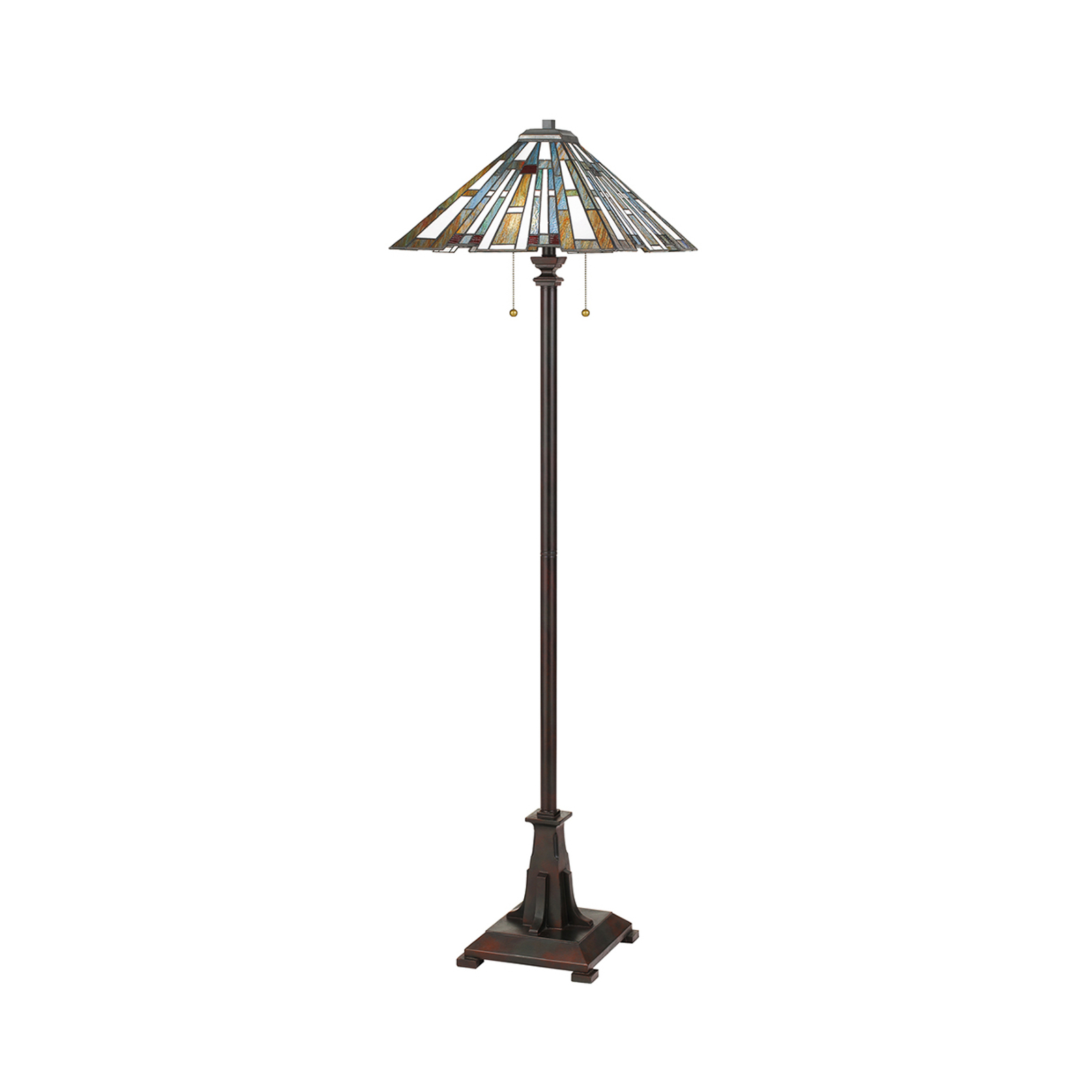 Vloerlamp Maybeck in Tiffany-design