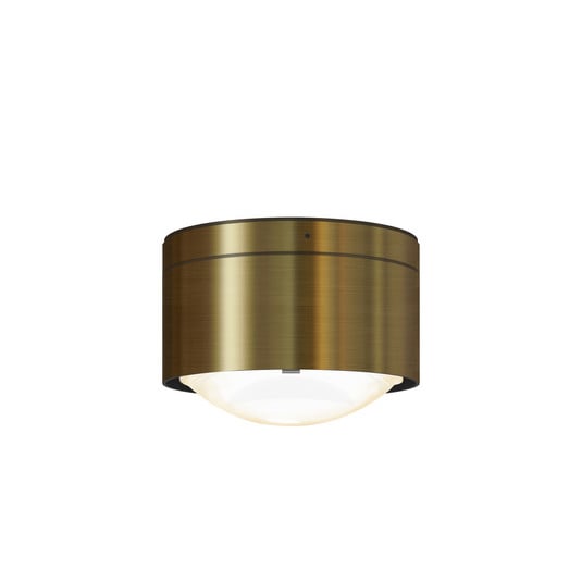 Puk! 120 One LED-Deckenspot Linse matt, messing