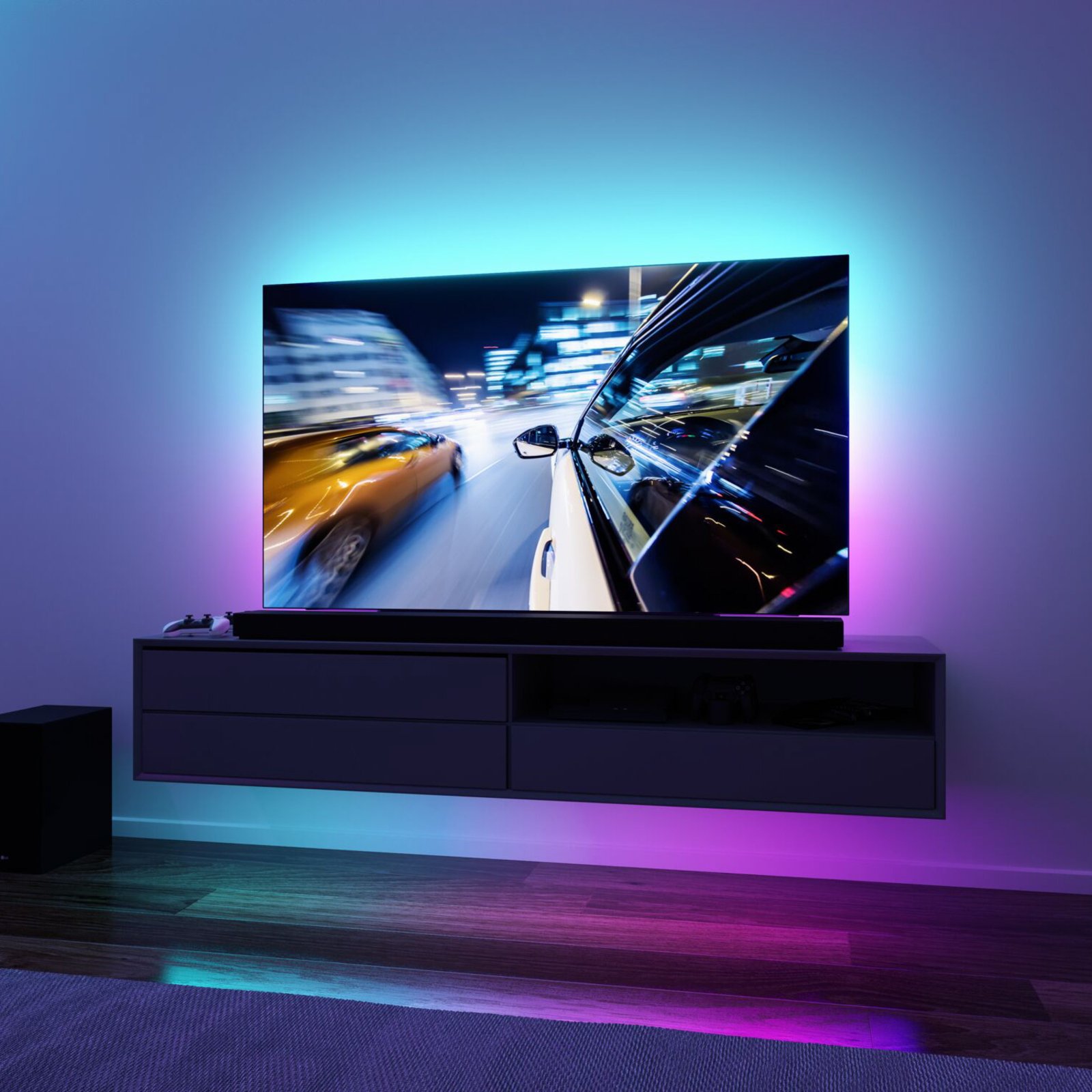 Paulmann EntertainLED LED-Strip RGB TV-apparat 55 tum