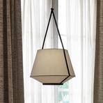 Forestier Carrie S pendant light, olive green