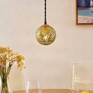 gold hanging pendant light