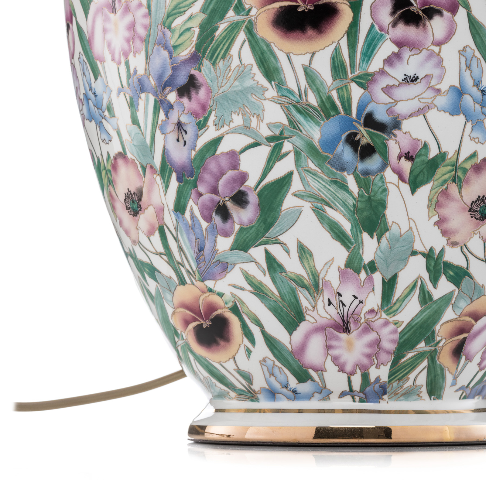 KOLARZ Giardino Panse – stolní lampa květiny 50 cm