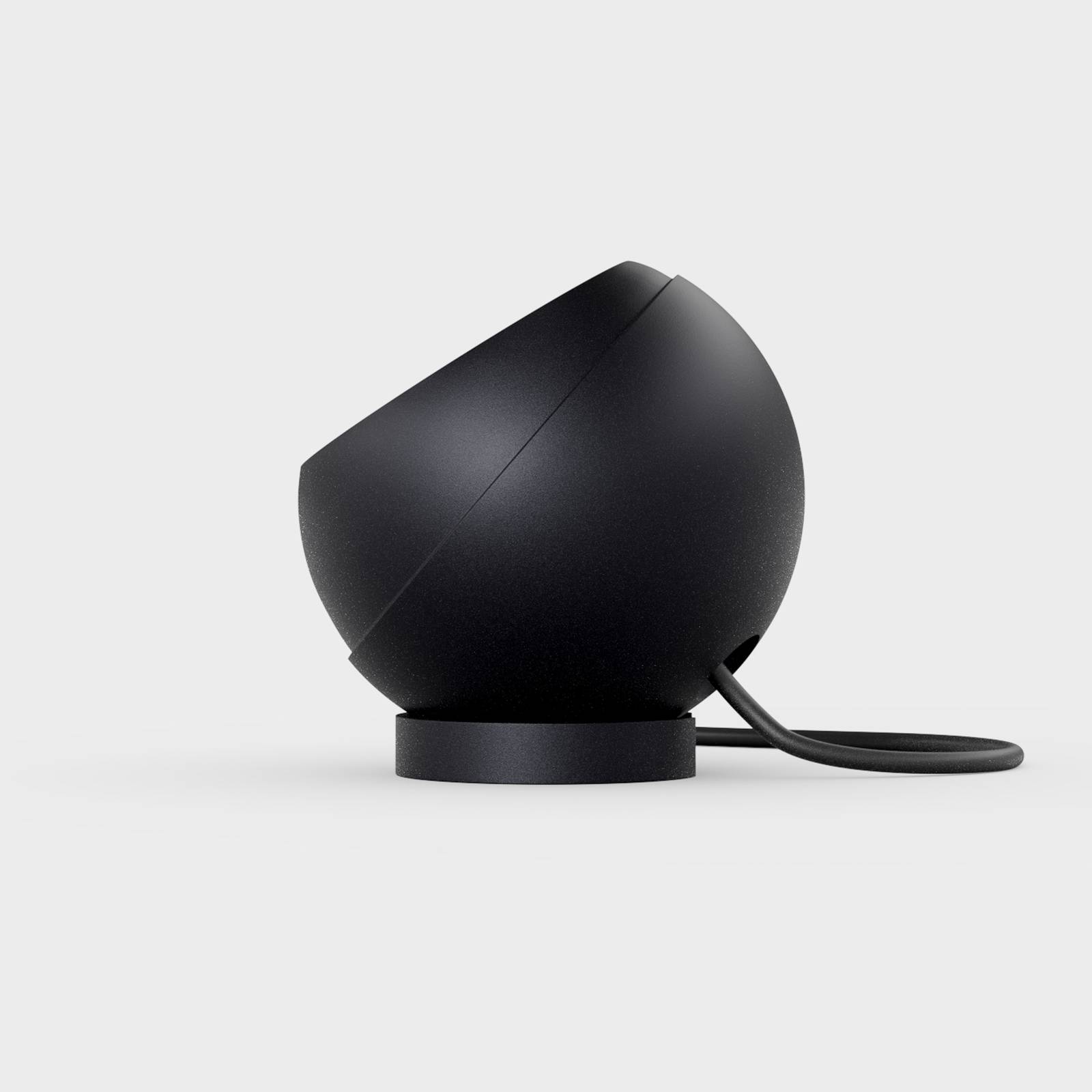 IP44.de shot ring, base for shot spot, black - Outdoor Spotlight / Ground Spike